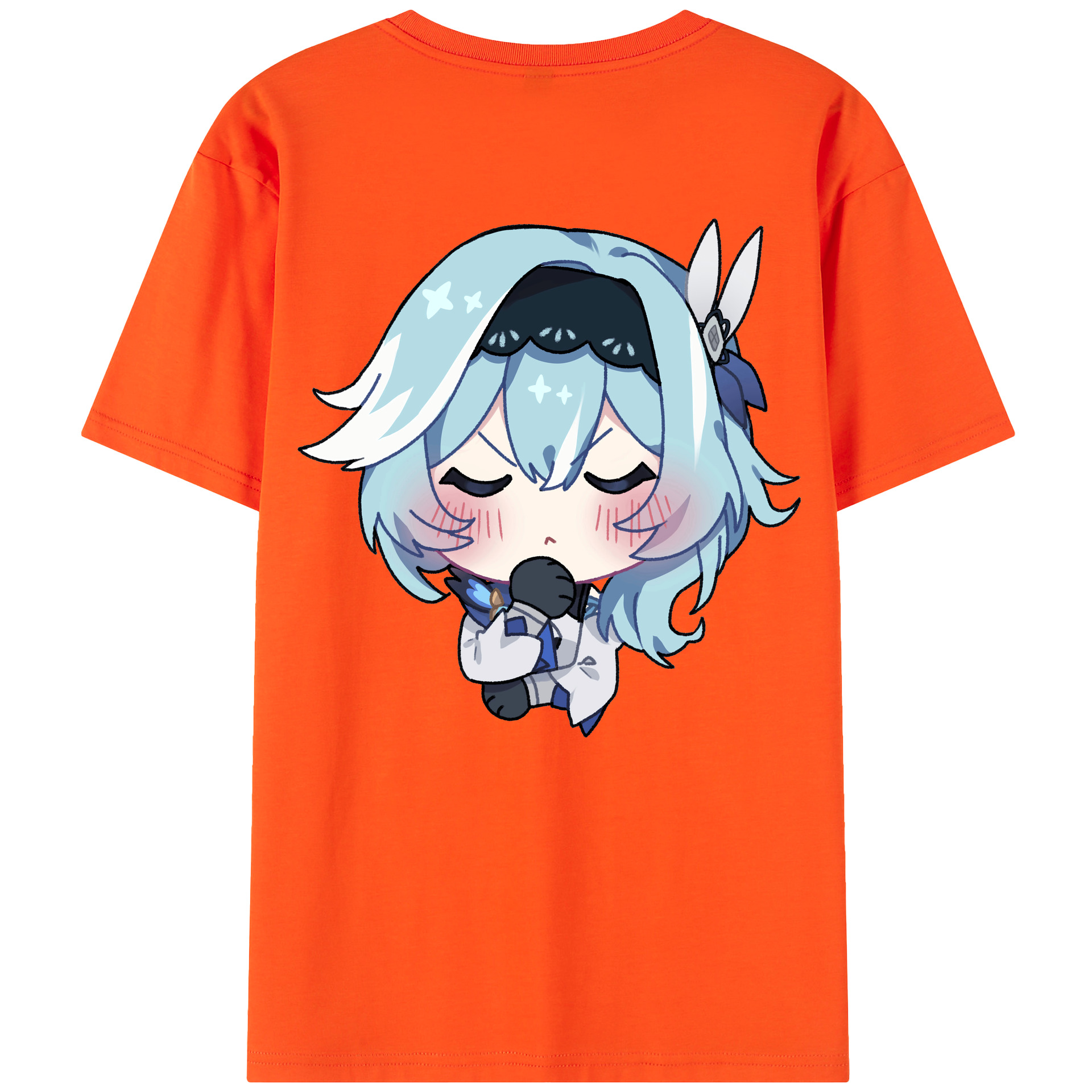 げんし神 优菈 ゆうら genshin Yūra 綿100％半袖Tシャツ（背面プリント）