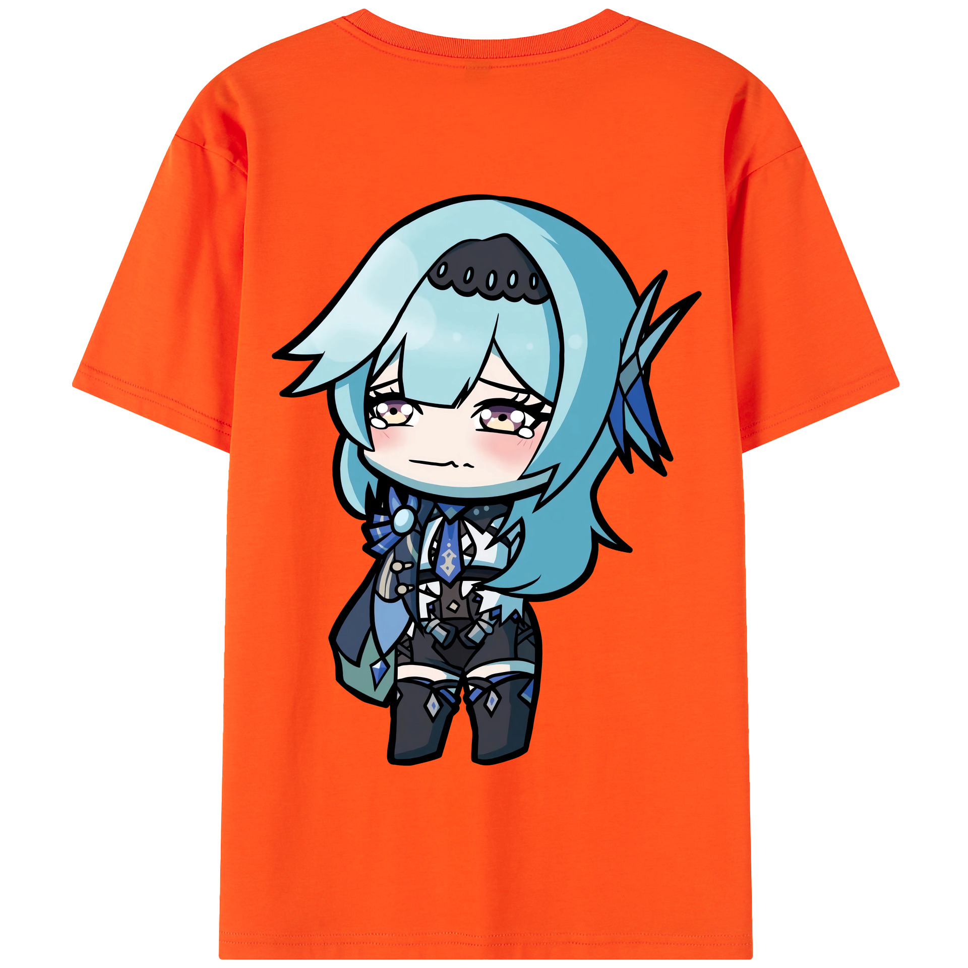 げんし神 优菈 ゆうら genshin Yūra 綿100％半袖Tシャツ（背面プリント）