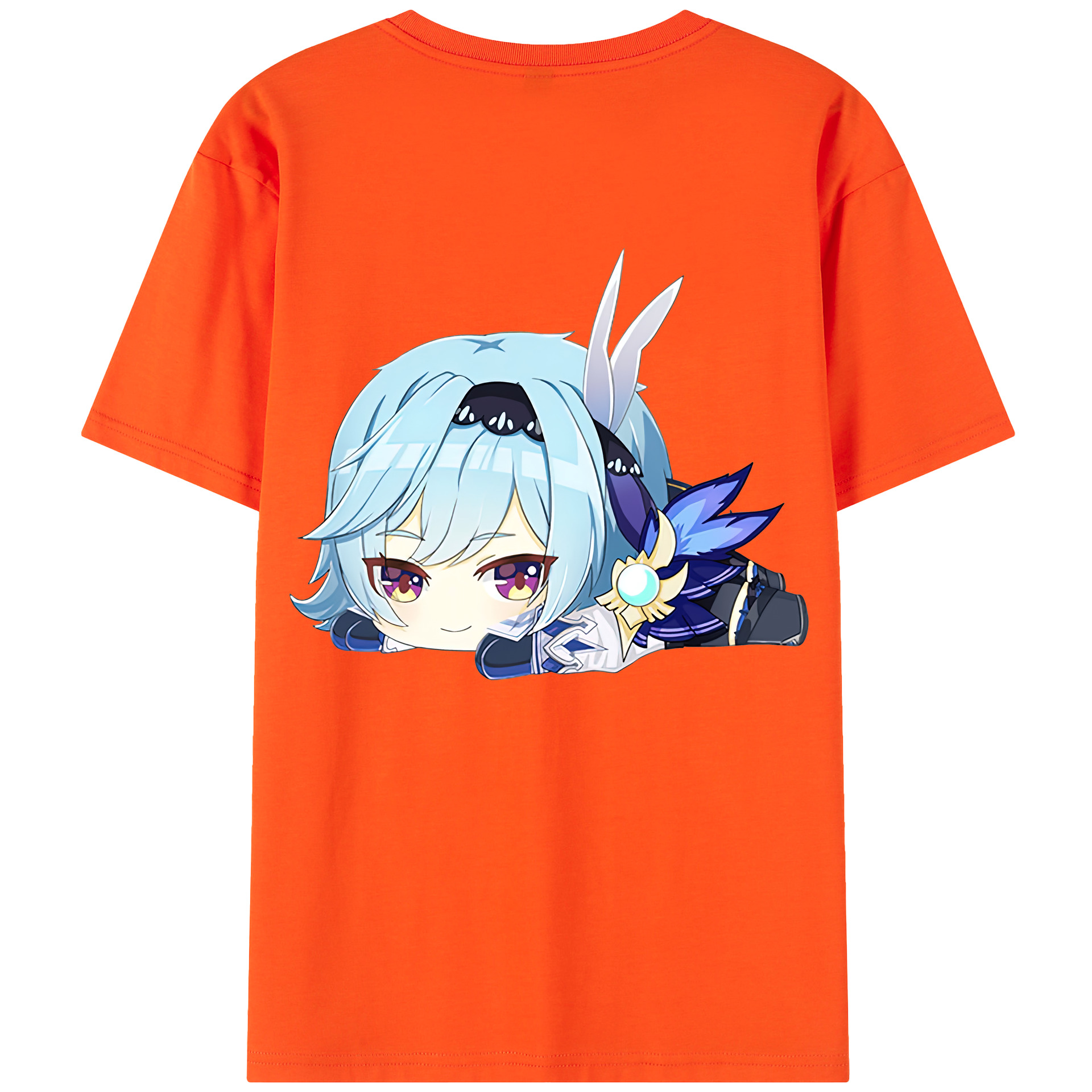 げんし神 优菈 ゆうら genshin Yūra 綿100％半袖Tシャツ（背面プリント）