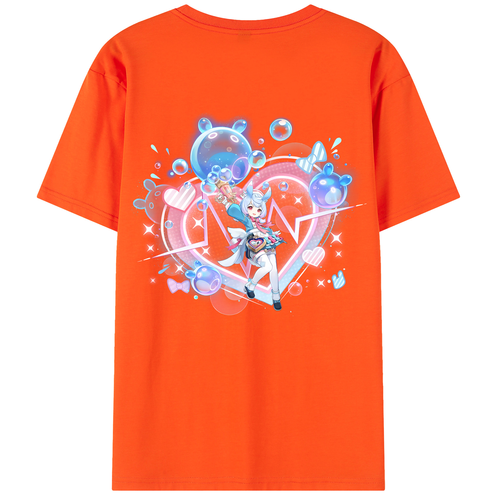 げんし神 シゲウィン genshin Shigewin 綿100％半袖Tシャツ（背面プリント）