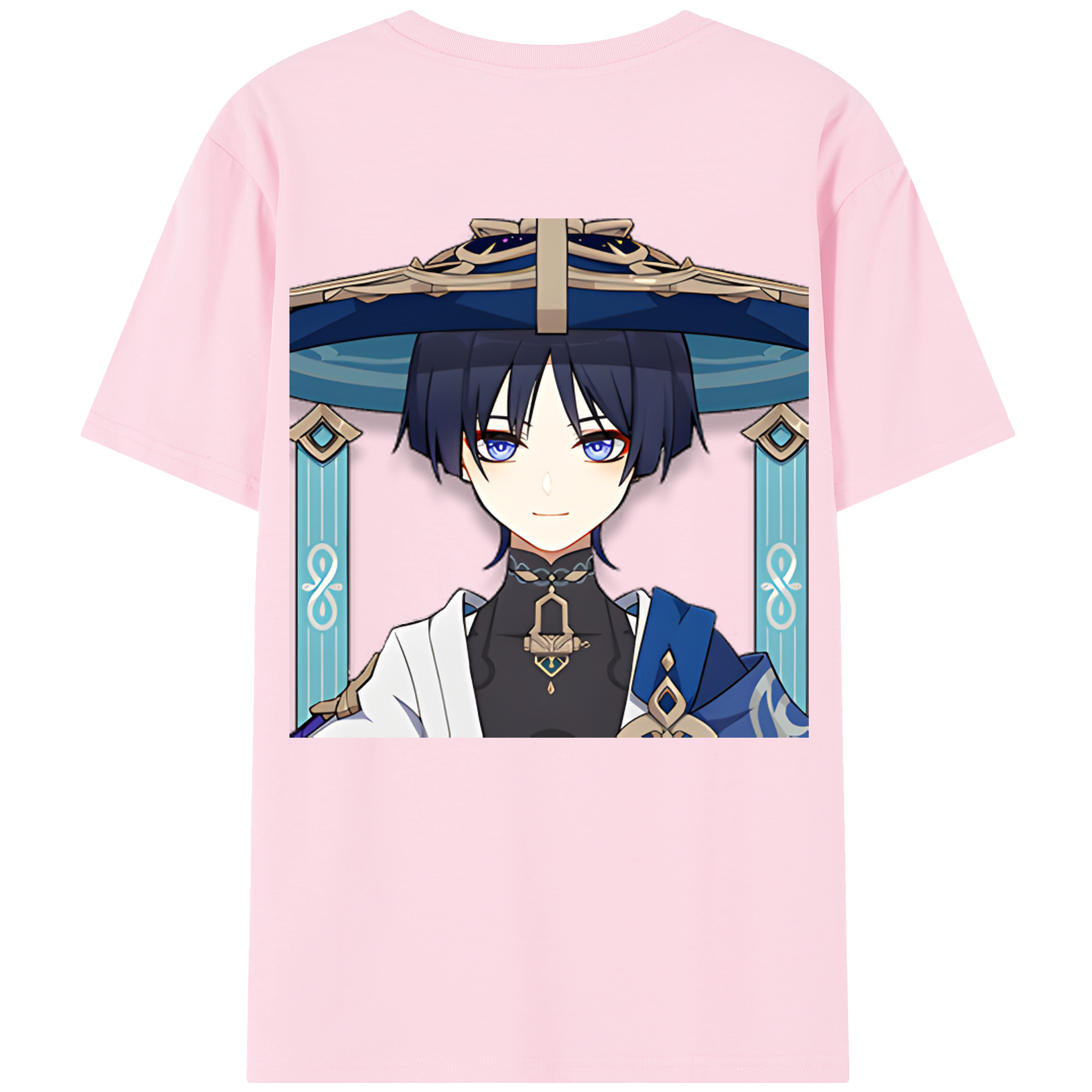 げんし神 さんペい genshin Sanpei 綿100％半袖Tシャツ（背面プリント）