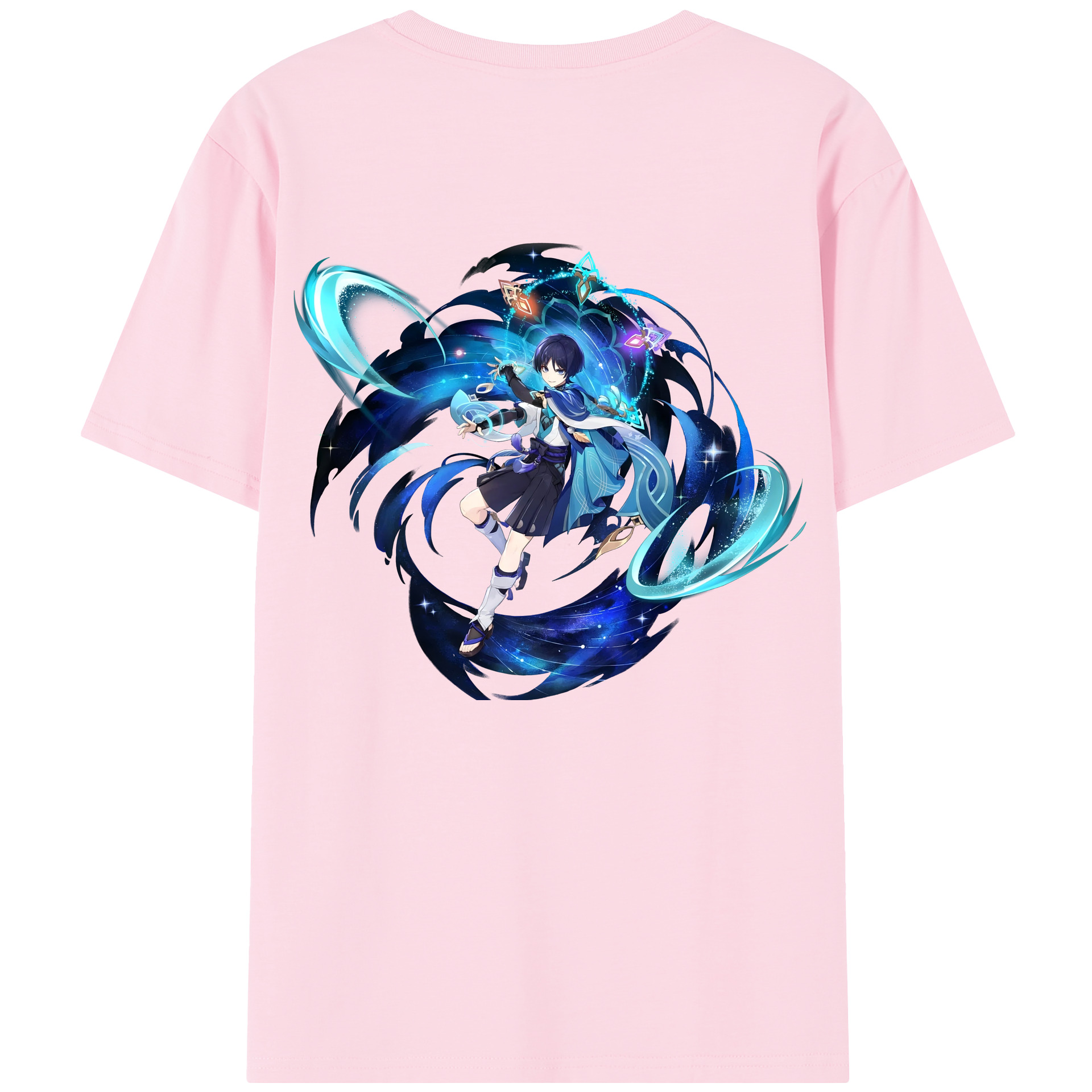 げんし神 さんペい genshin Sanpei 綿100％半袖Tシャツ（背面プリント）