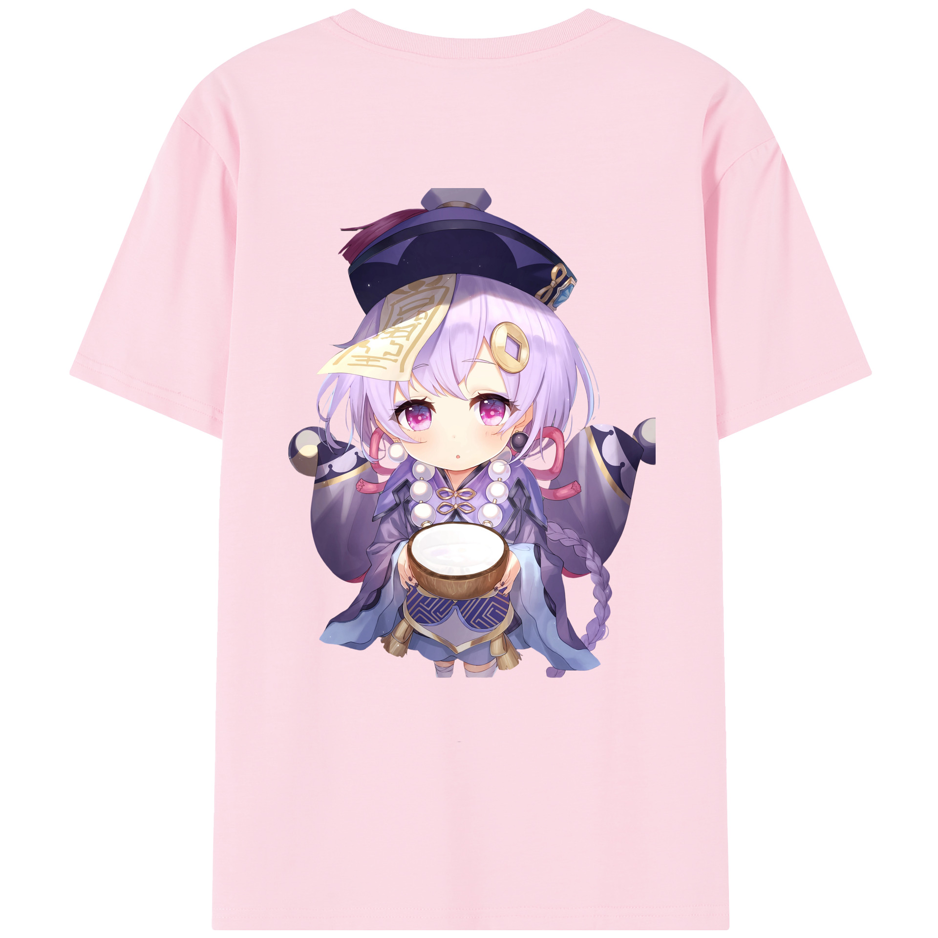 げんし神 七七 なな  genshin Nana 綿100％半袖Tシャツ（背面プリント）