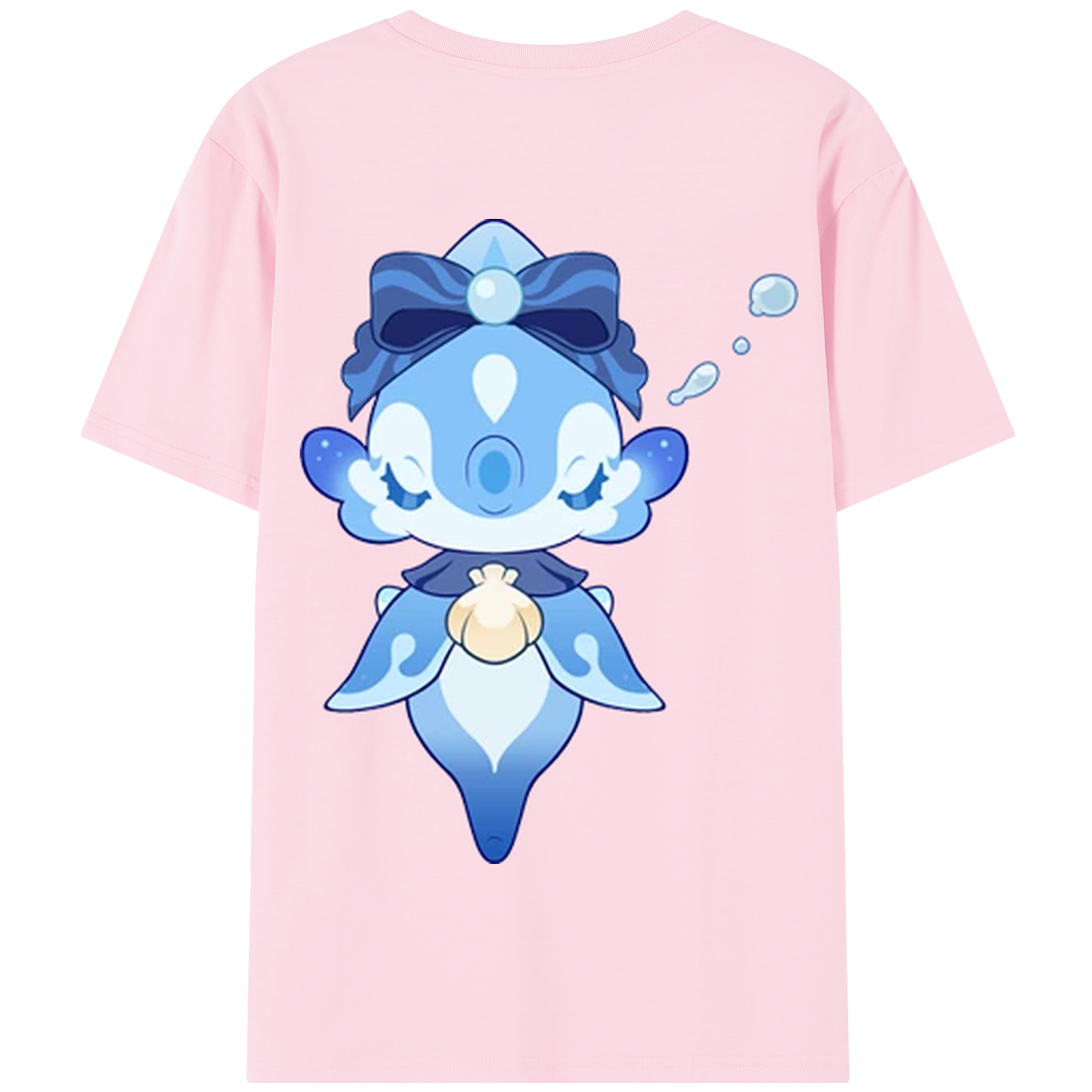 げんし神 フリーナ genshin Furina 綿100％半袖Tシャツ（背面プリント）