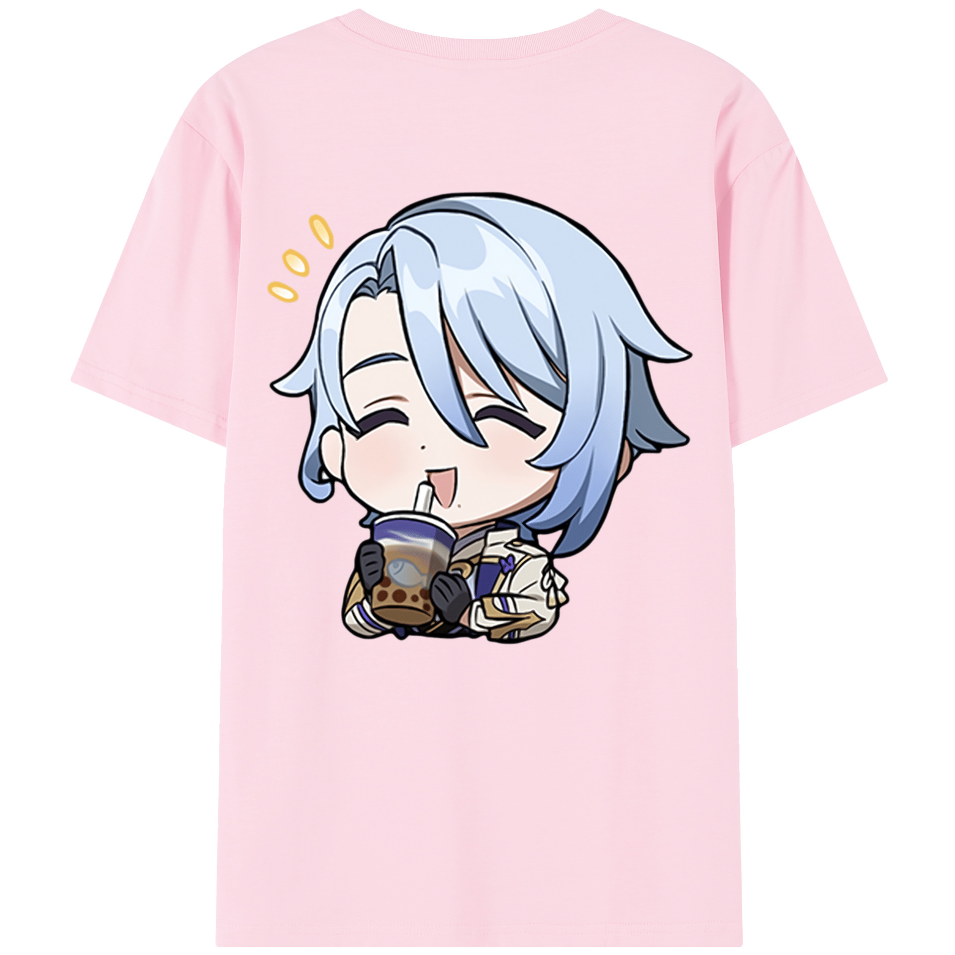 げんし神 神里綾人 かみさとあやと genshin Kamisato Ayato 綿100％半袖Tシャツ（背面プリント）