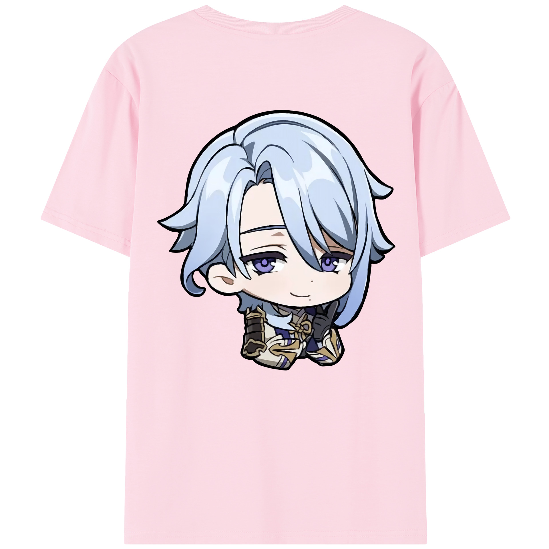 げんし神 神里綾人 かみさとあやと genshin Kamisato Ayato 綿100％半袖Tシャツ（背面プリント）