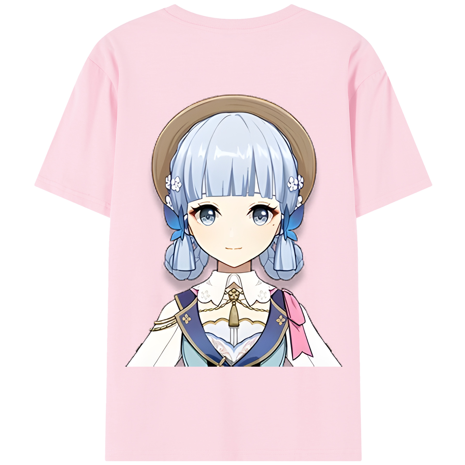 げんし神 神里綾華 神宮寺レン genshin Kamimiya Ren 綿100％半袖Tシャツ（背面プリント）