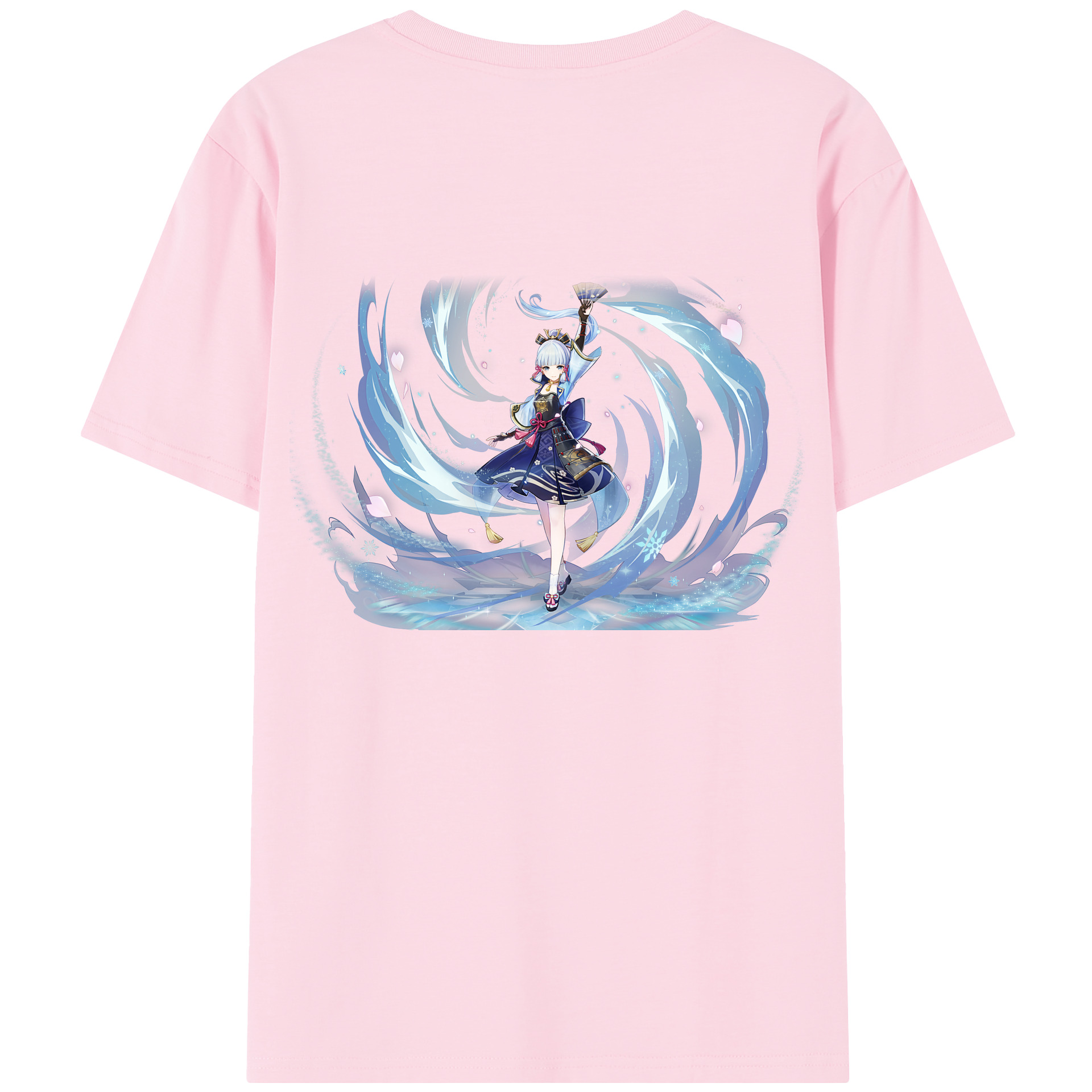 げんし神 神里綾華 神宮寺レン genshin Kamimiya Ren 綿100％半袖Tシャツ（背面プリント）