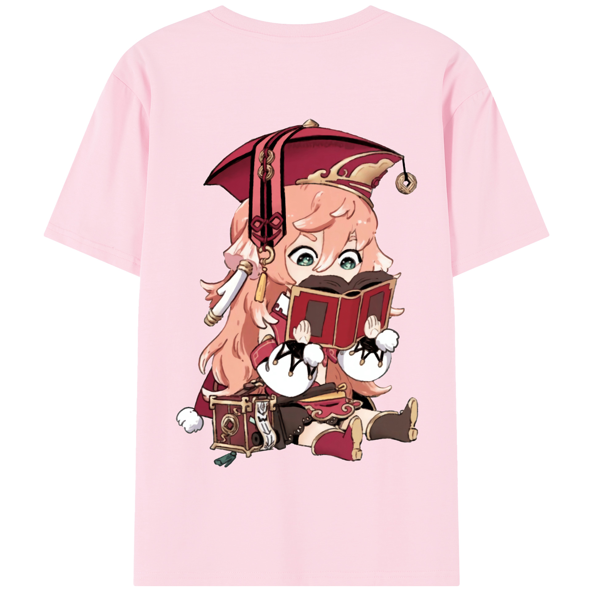 げんし神 ヤンフェイ genshin Yanfei 綿100％半袖Tシャツ（背面プリント）