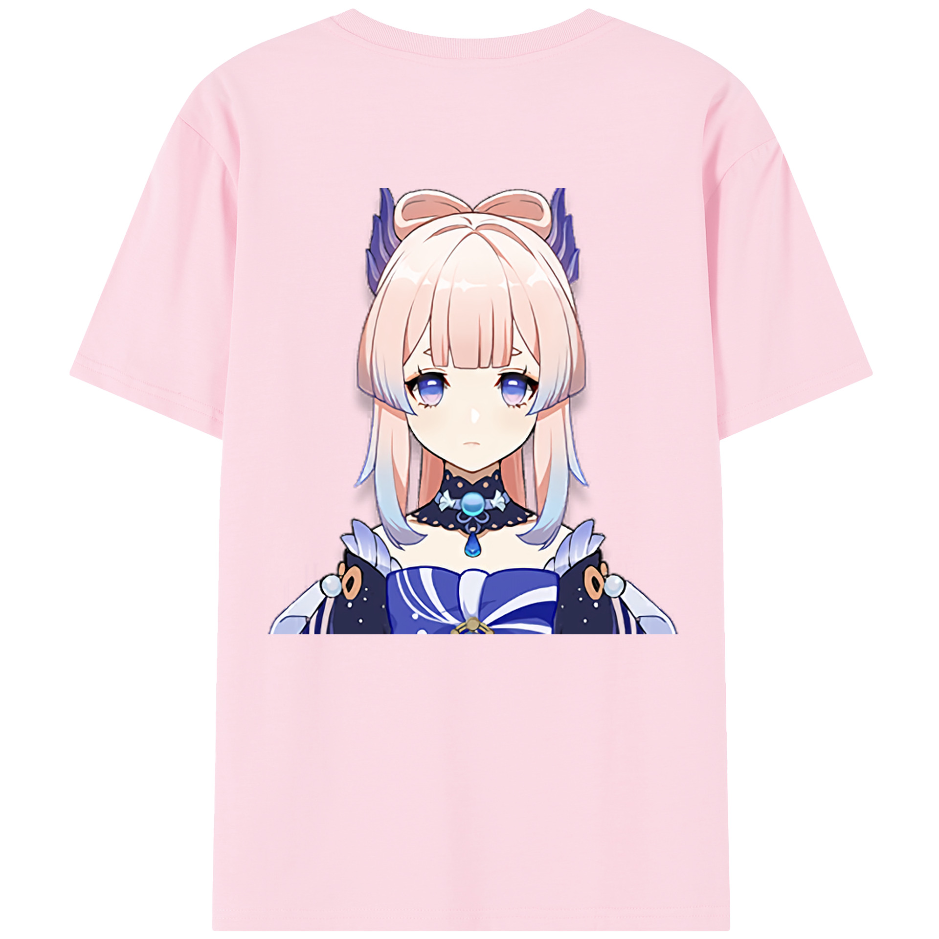 げんし神 珊瑚宮心海 サンゴノミヤ・ココミ genshin Sangonomiya Kokomi 綿100％半袖Tシャツ（背面プリント）