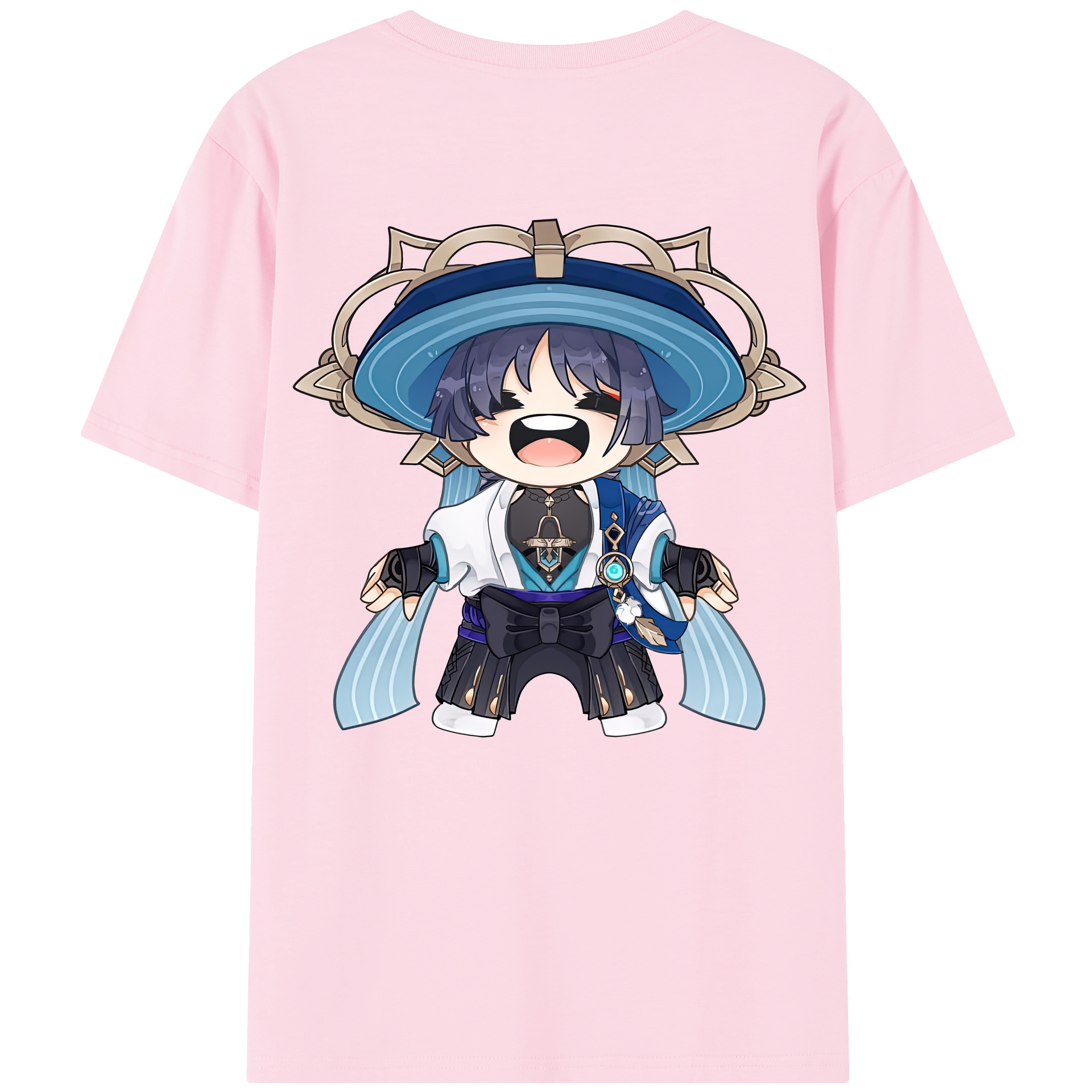 げんし神 さんペい genshin Sanpei 綿100％半袖Tシャツ（背面プリント）