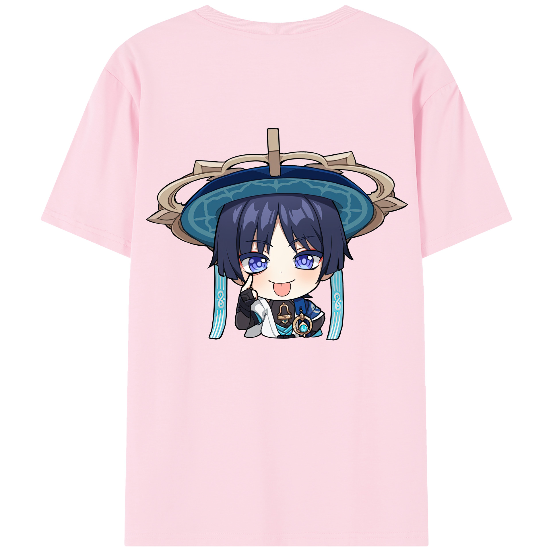 げんし神 さんペい genshin Sanpei 綿100％半袖Tシャツ（背面プリント）