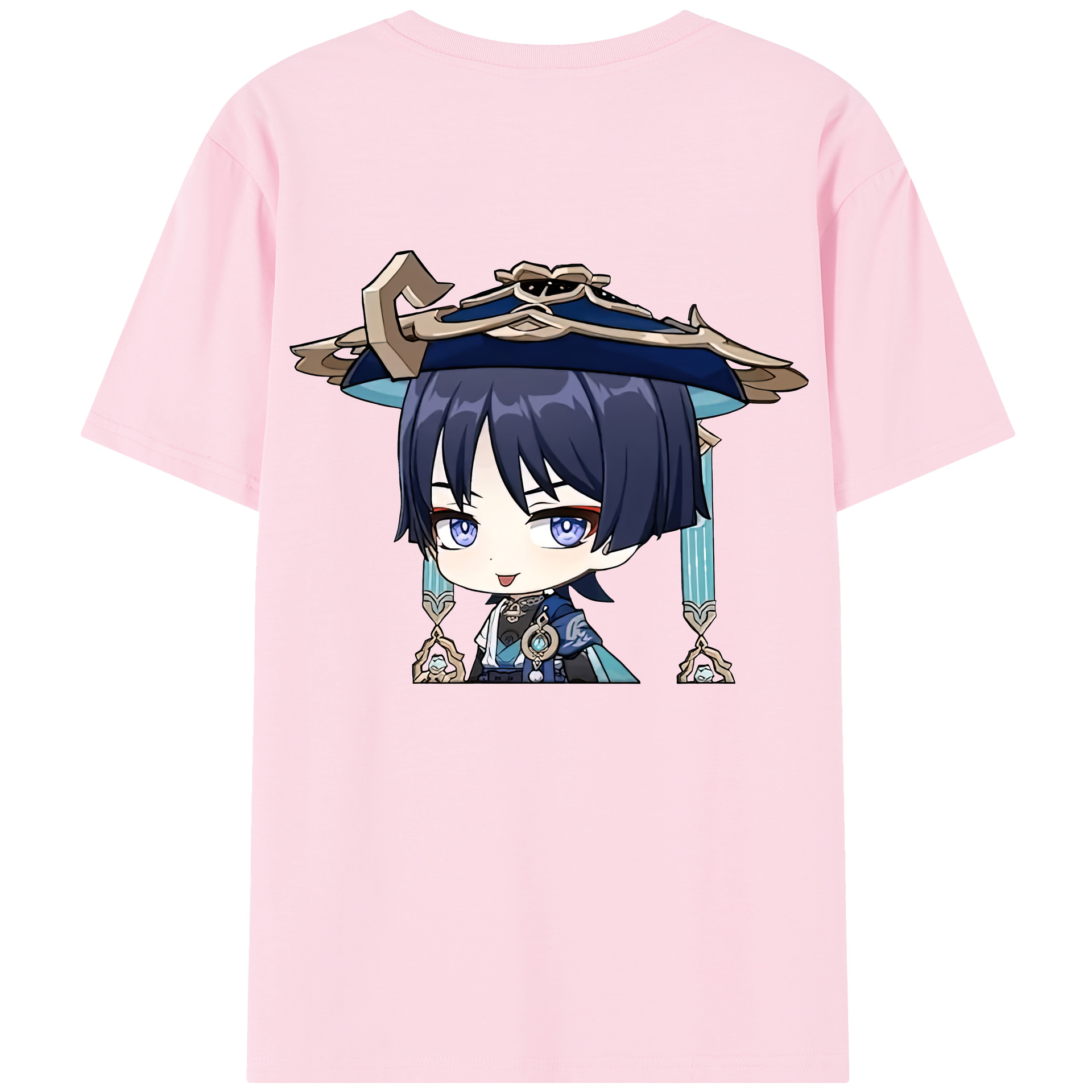 げんし神 さんペい genshin Sanpei 綿100％半袖Tシャツ（背面プリント）