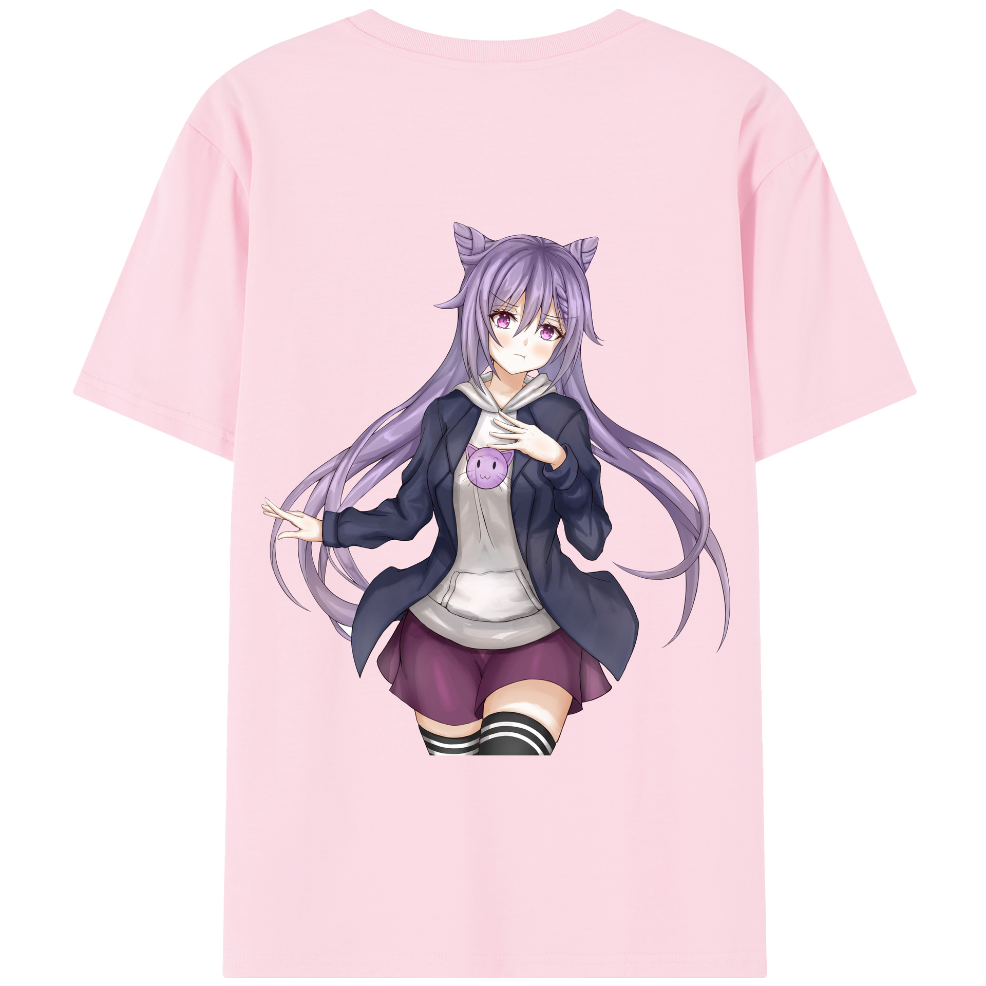 げんし神 刻晴 こくせい genshin Kokusei 綿100％半袖Tシャツ（背面プリント）