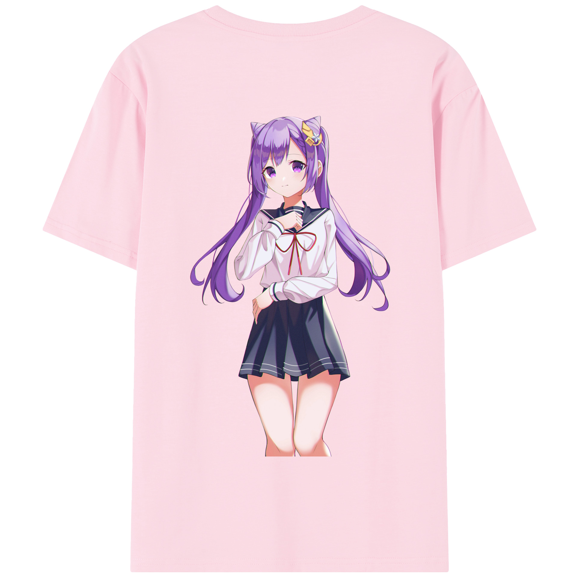 げんし神 刻晴 こくせい genshin Kokusei 綿100％半袖Tシャツ（背面プリント）