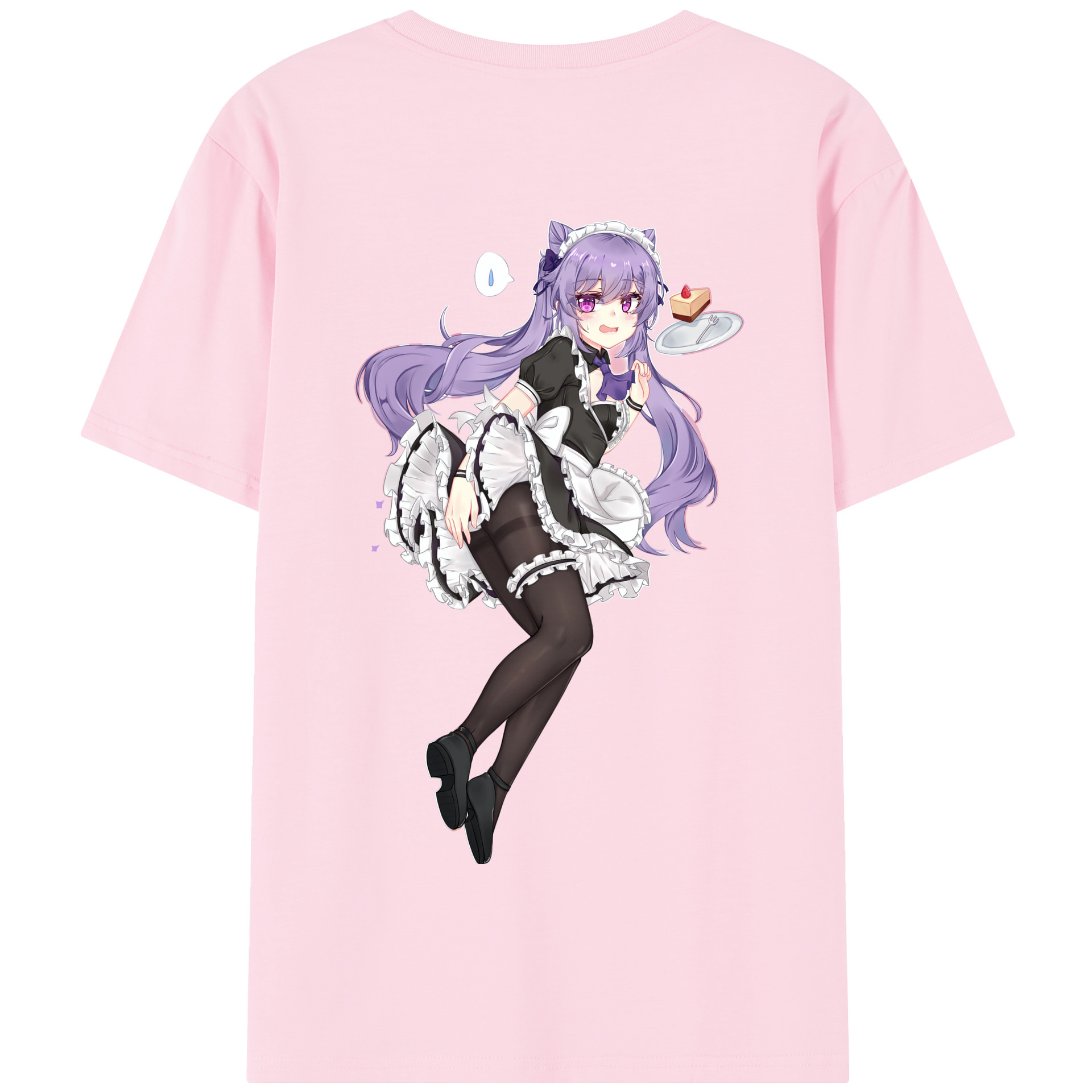 げんし神 刻晴 こくせい genshin Kokusei 綿100％半袖Tシャツ（背面プリント）