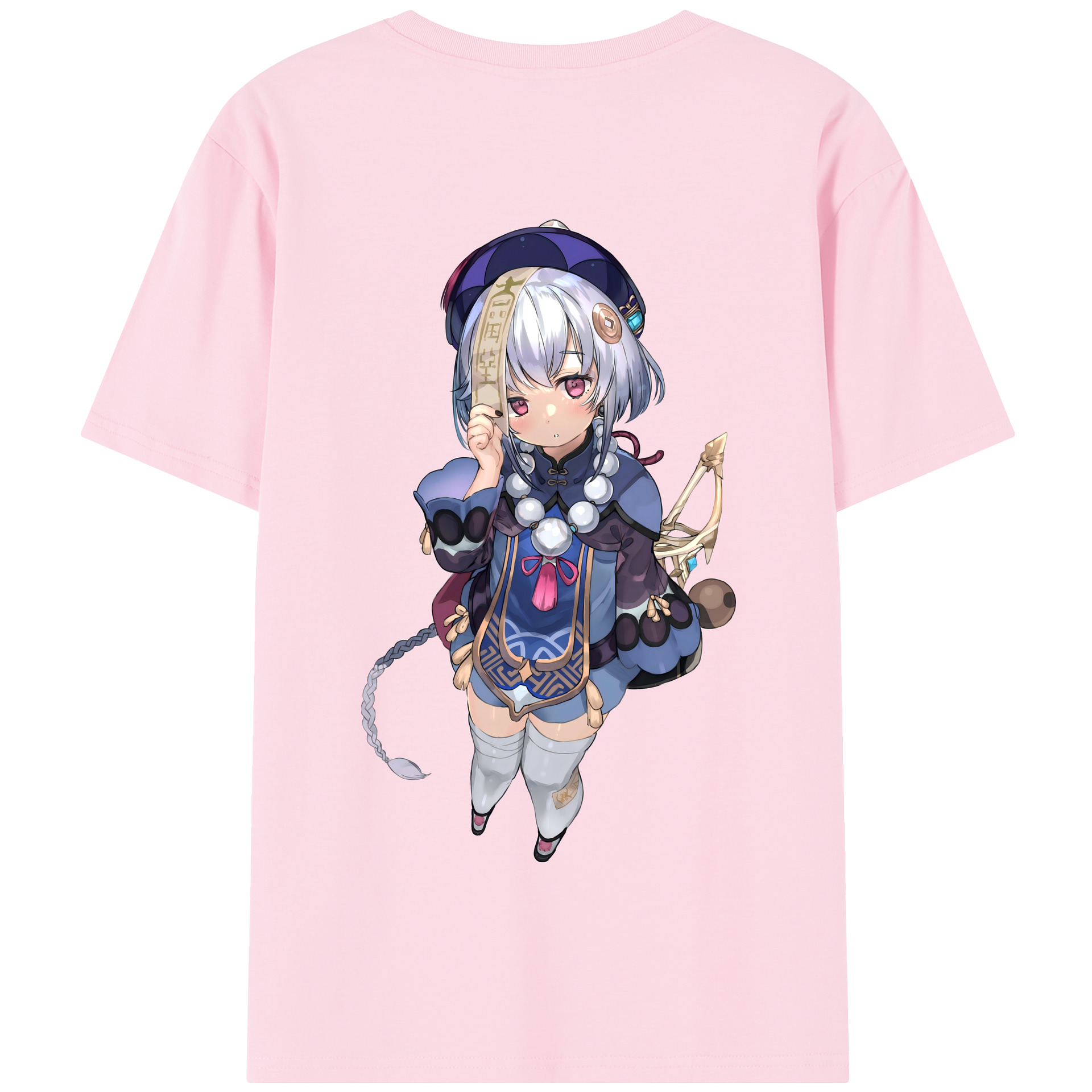 げんし神 七七 なな  genshin Nana 綿100％半袖Tシャツ（背面プリント）