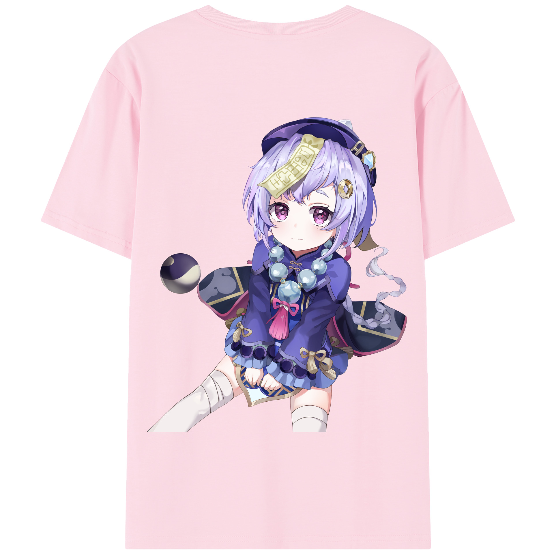 げんし神 七七 なな  genshin Nana 綿100％半袖Tシャツ（背面プリント）