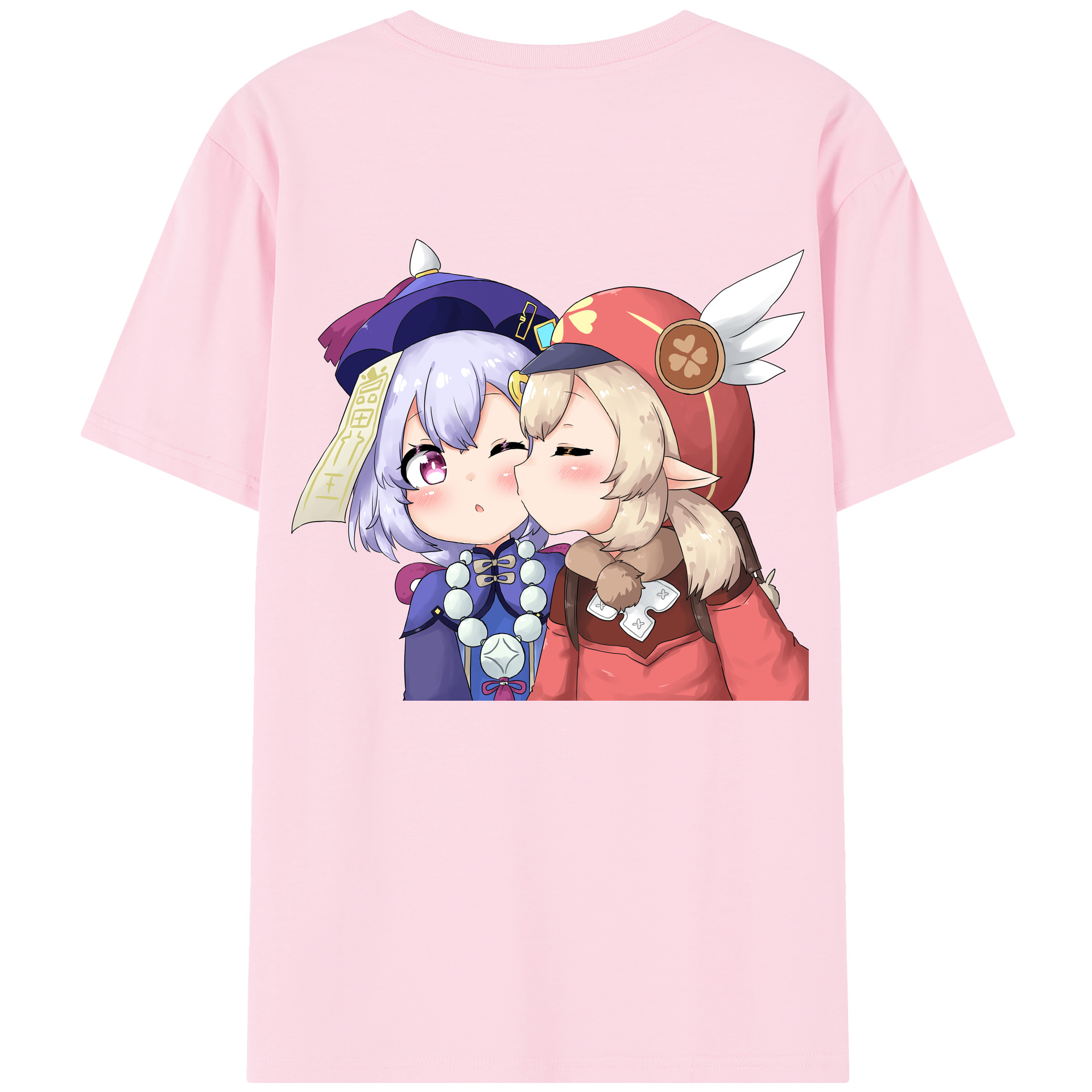 げんし神 七七 なな  genshin Nana 綿100％半袖Tシャツ（背面プリント）