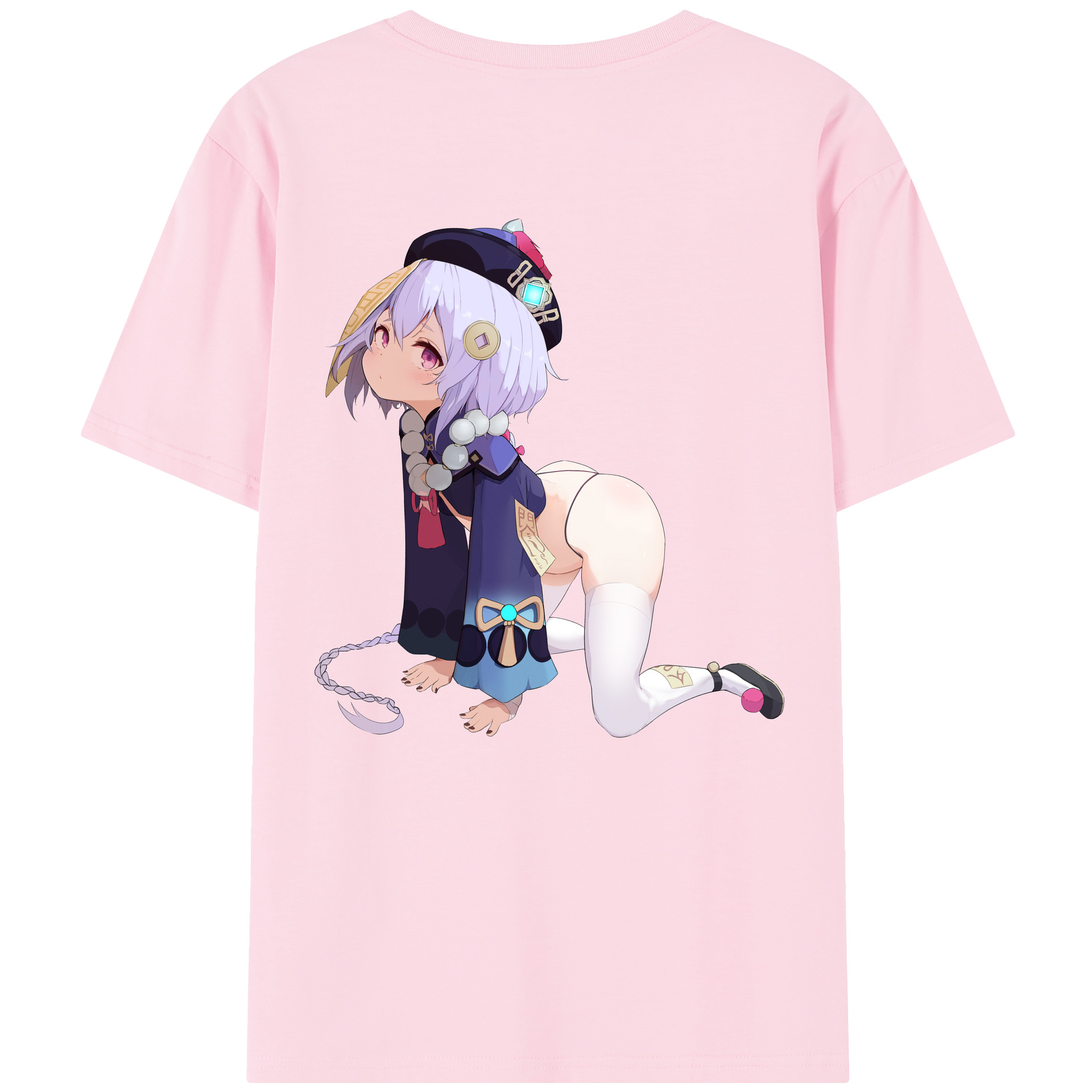 げんし神 七七 なな  genshin Nana 綿100％半袖Tシャツ（背面プリント）