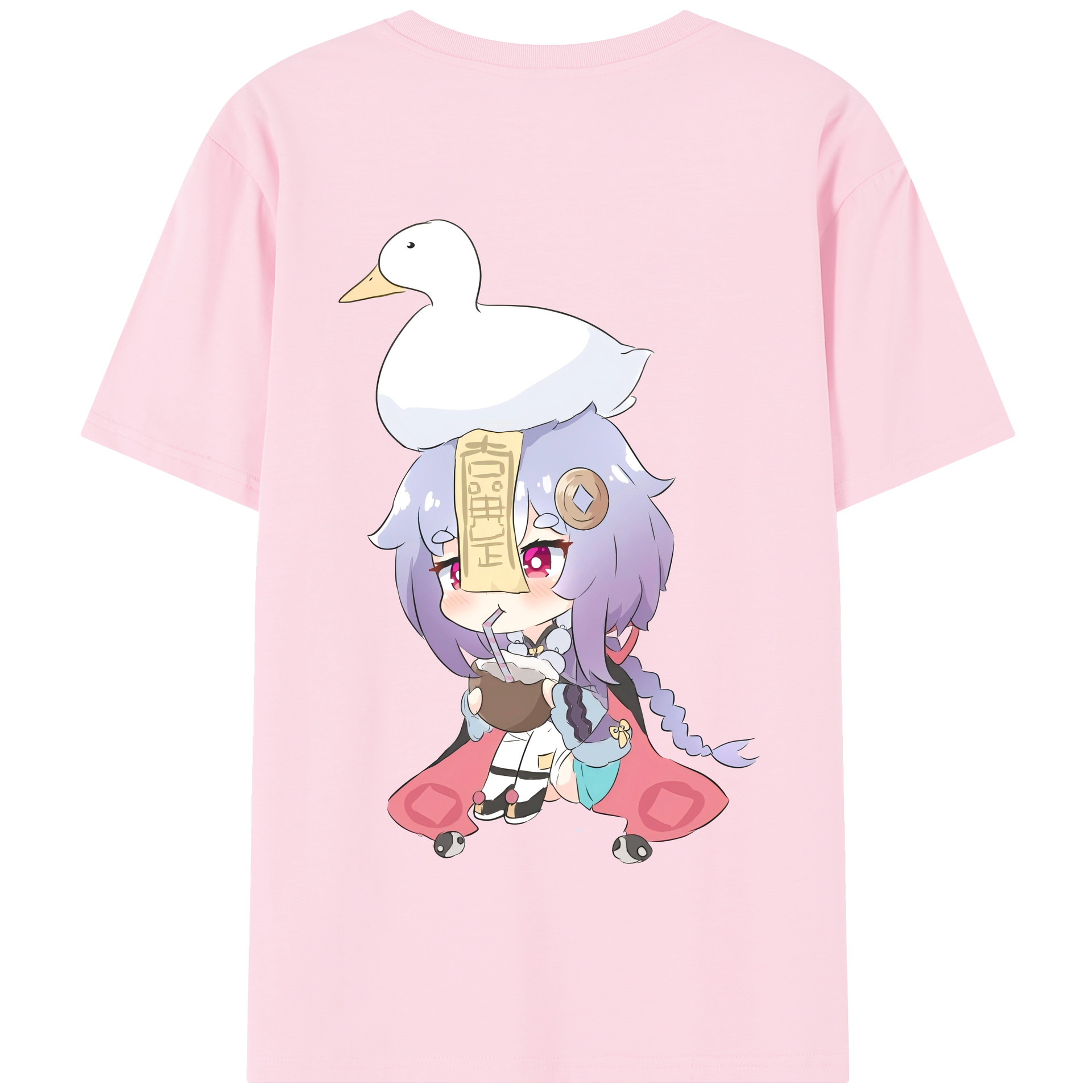 げんし神 七七 なな  genshin Nana 綿100％半袖Tシャツ（背面プリント）