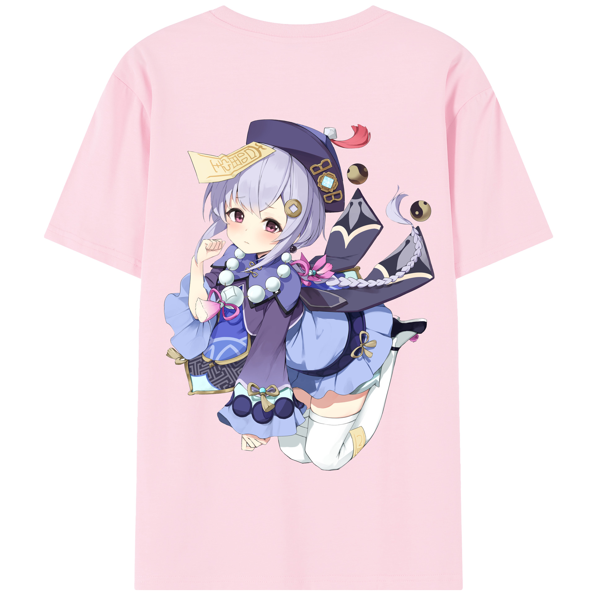 げんし神 七七 なな  genshin Nana 綿100％半袖Tシャツ（背面プリント）