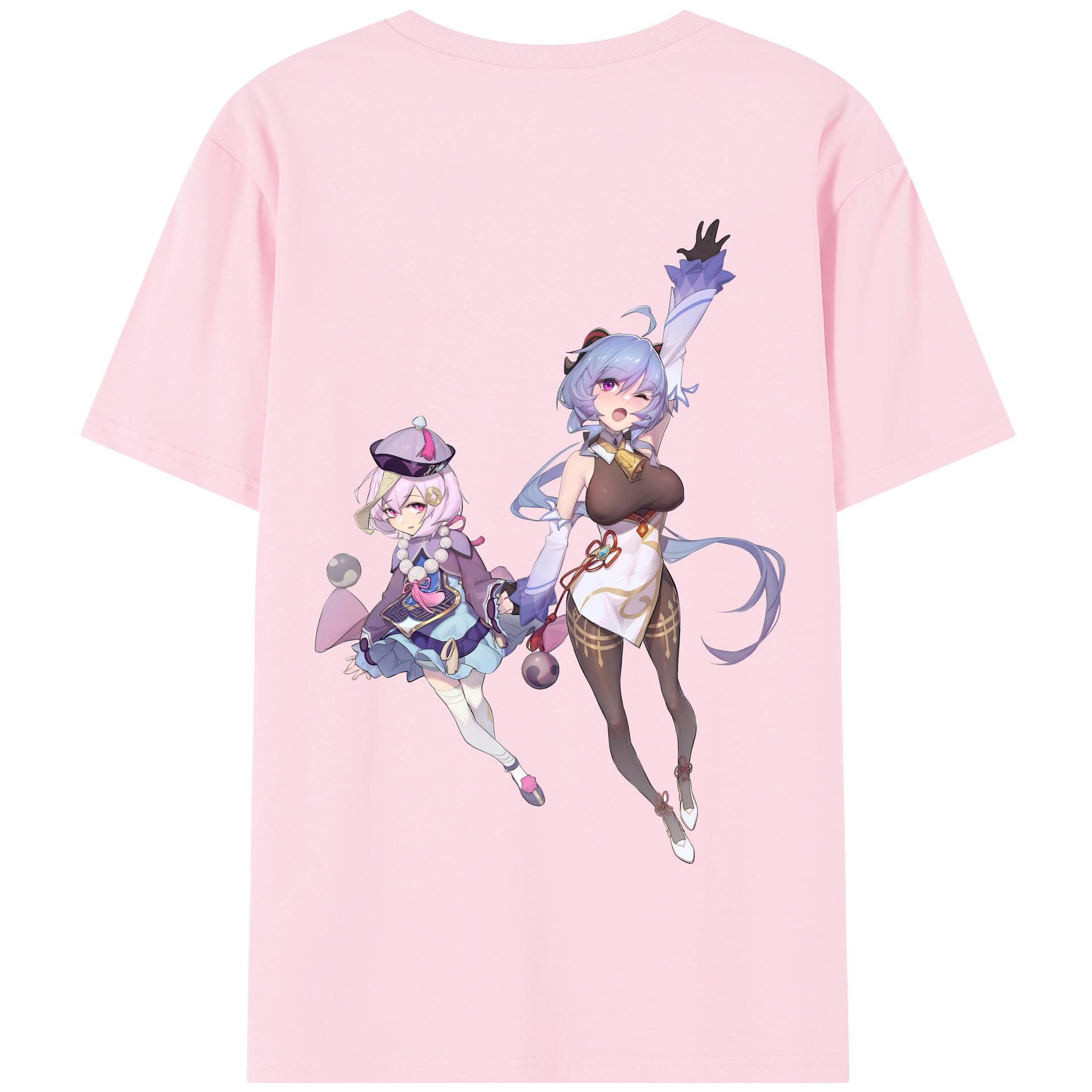 げんし神 七七 なな  genshin Nana 綿100％半袖Tシャツ（背面プリント）