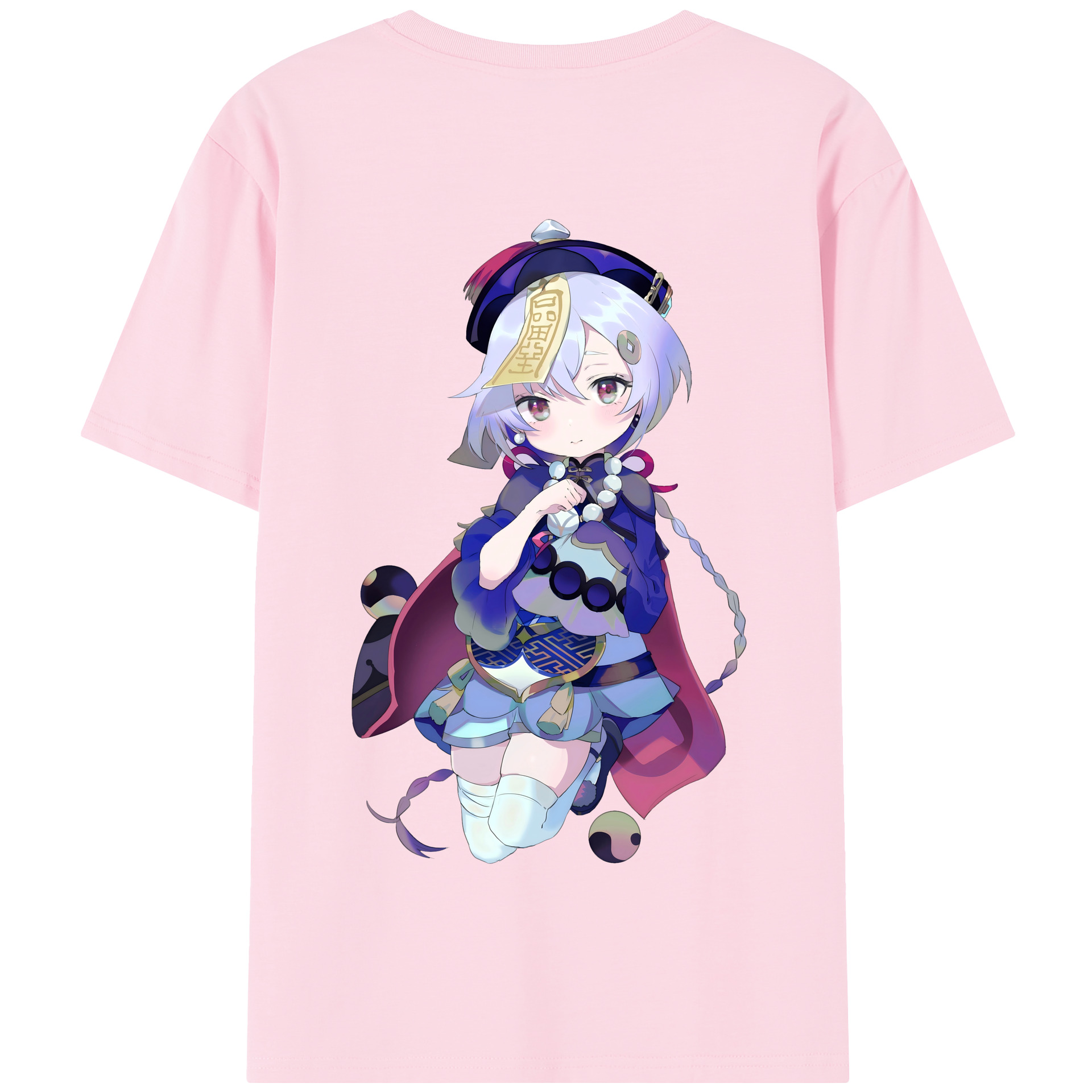 げんし神 七七 なな  genshin Nana 綿100％半袖Tシャツ（背面プリント）