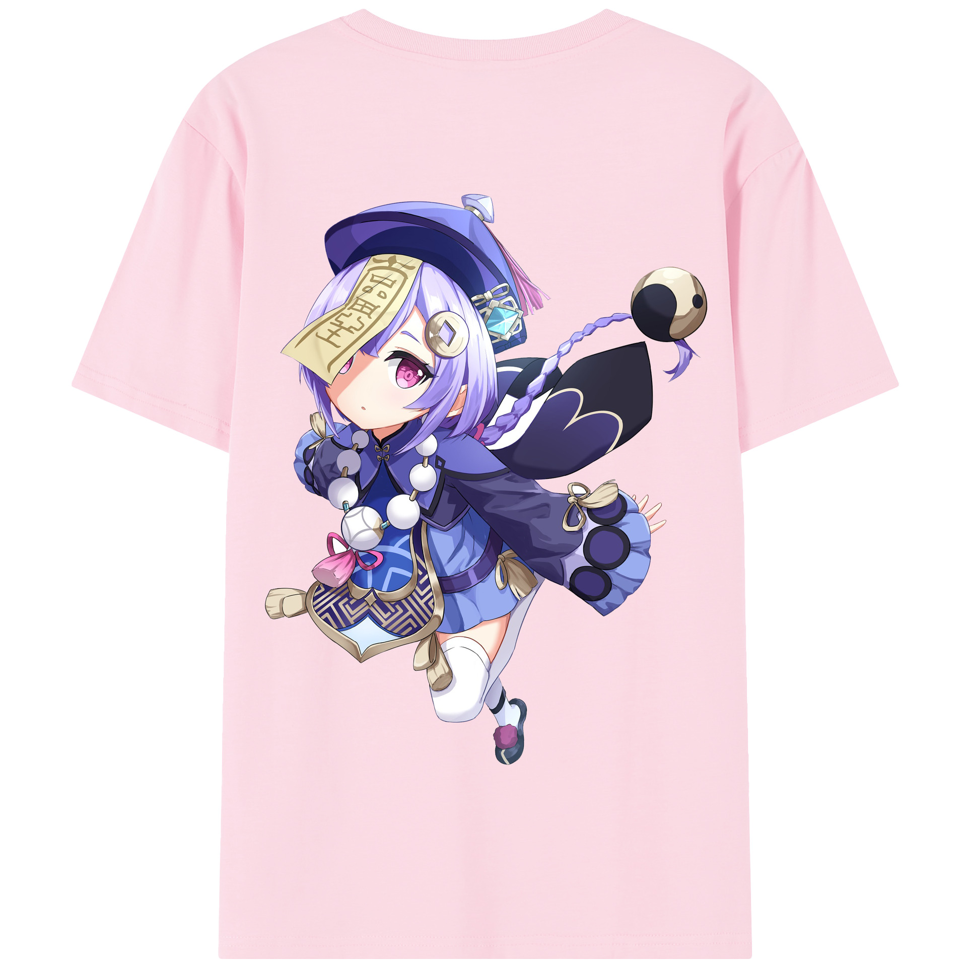 げんし神 七七 なな  genshin Nana 綿100％半袖Tシャツ（背面プリント）