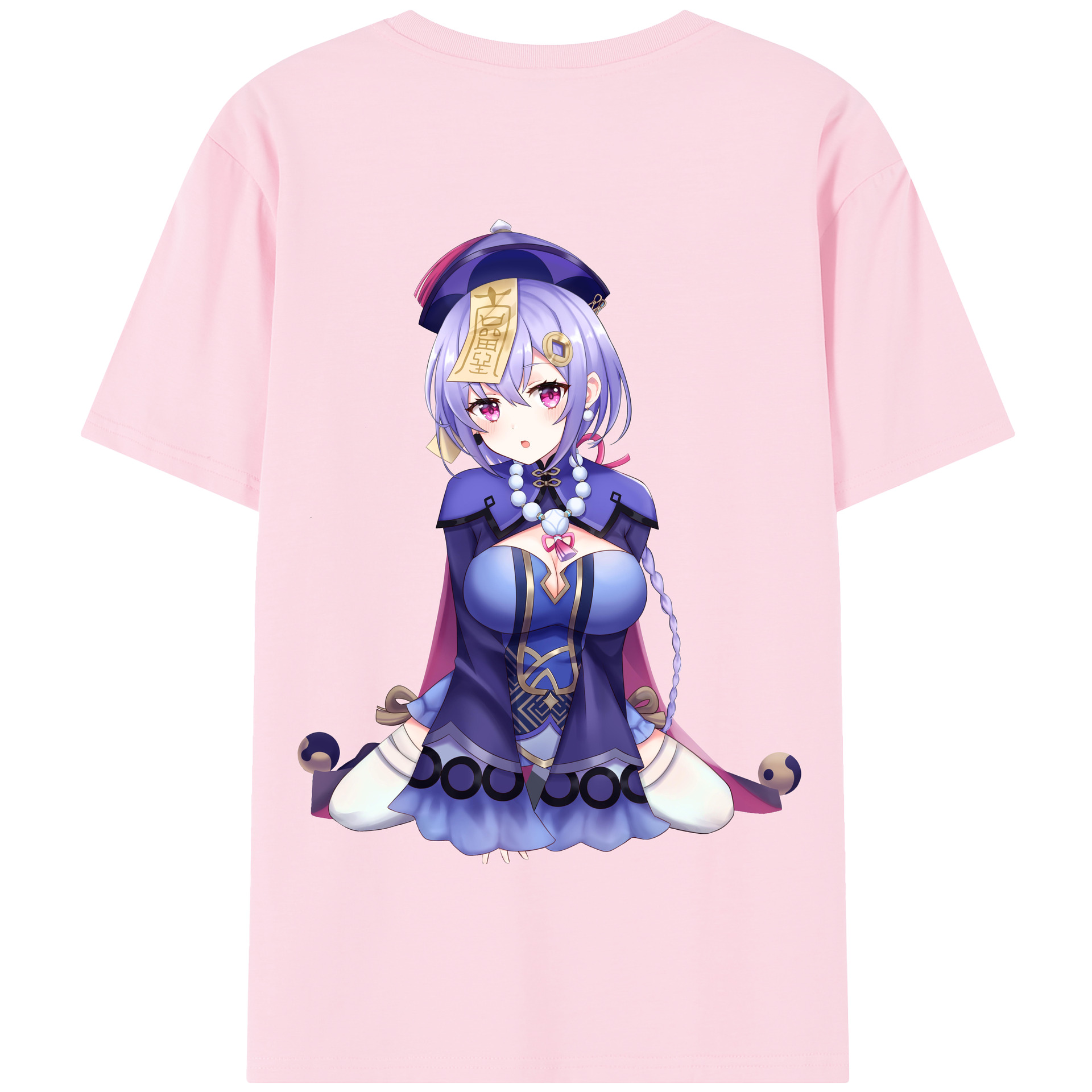 げんし神 七七 なな  genshin Nana 綿100％半袖Tシャツ（背面プリント）