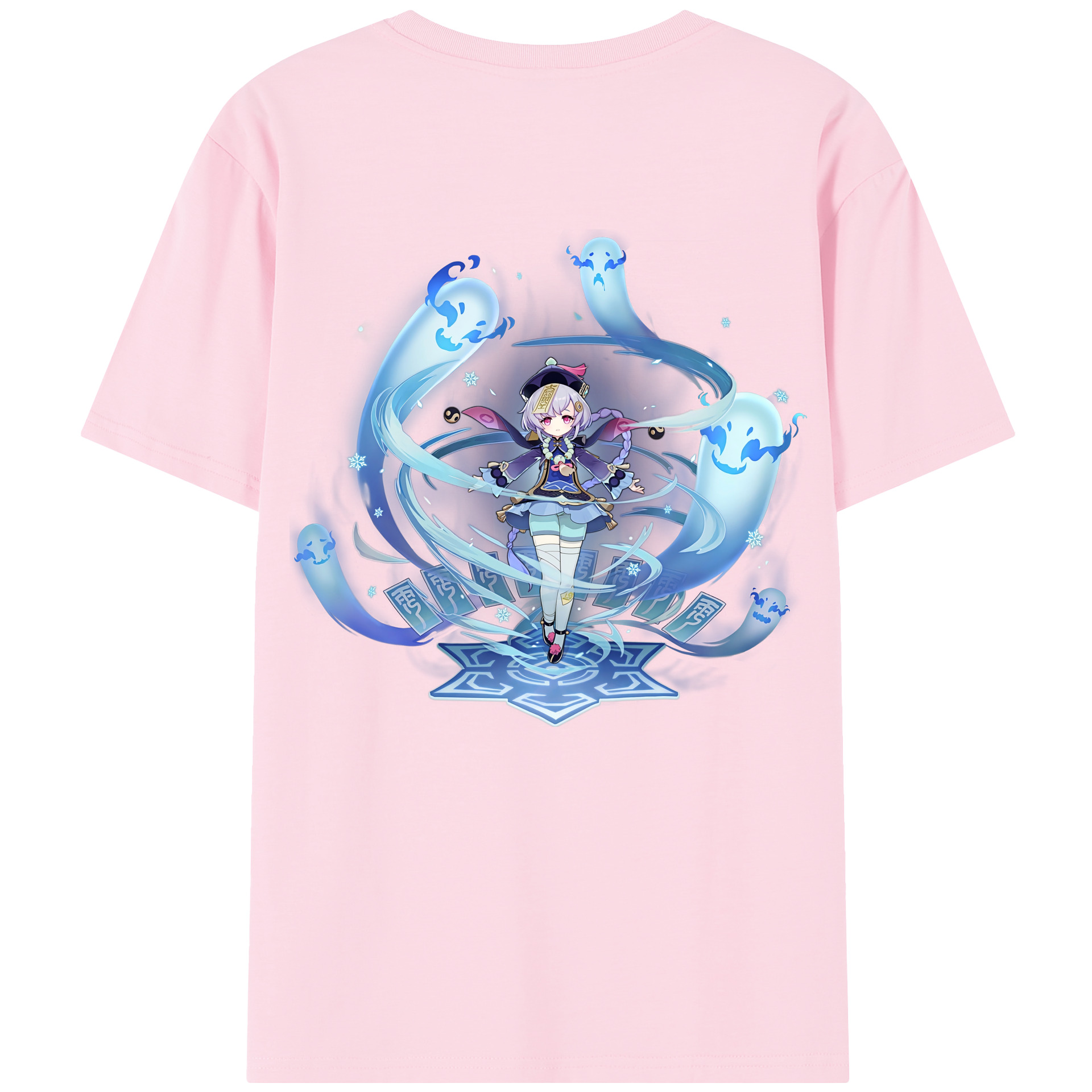 げんし神 七七 なな  genshin Nana 綿100％半袖Tシャツ（背面プリント）