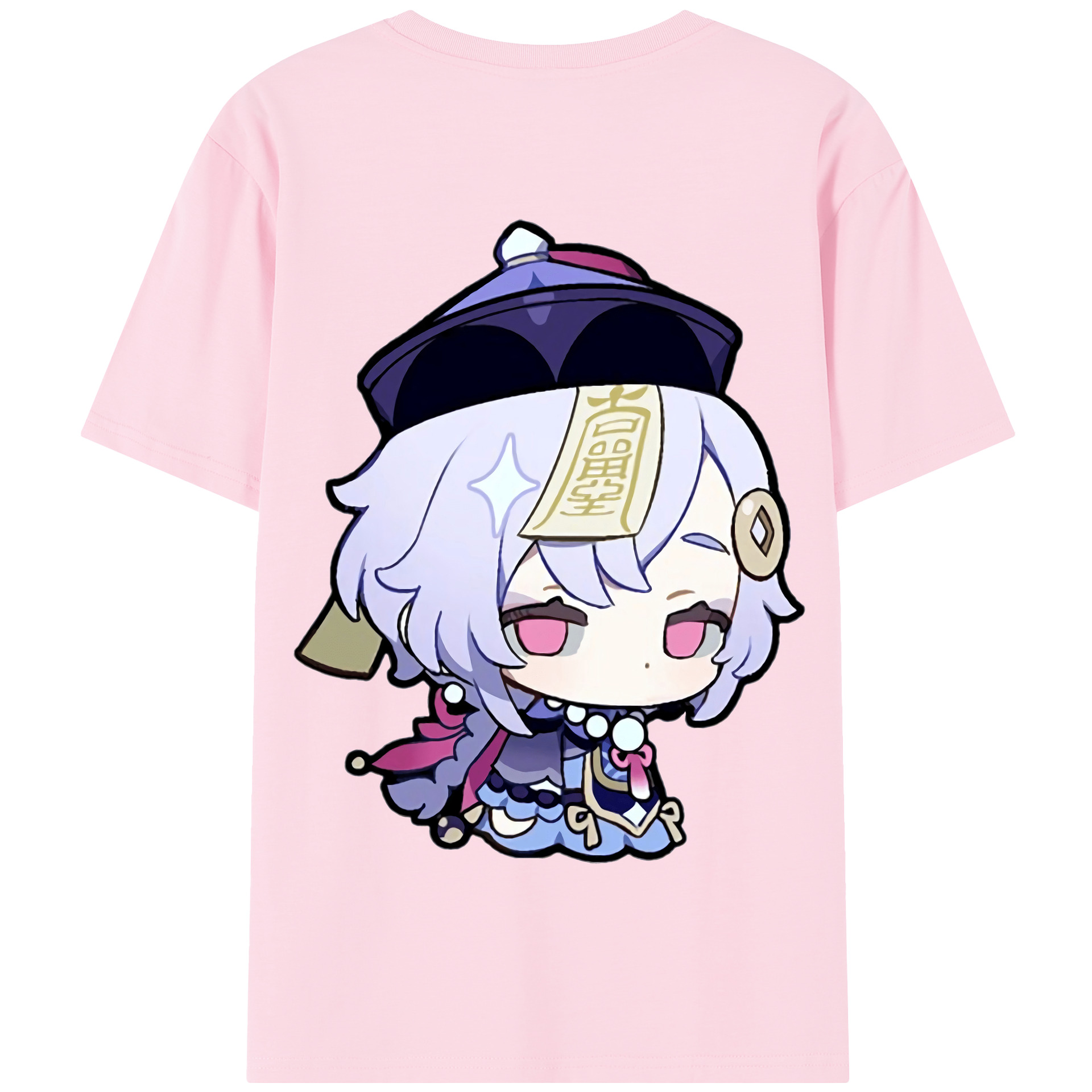 げんし神 七七 なな  genshin Nana 綿100％半袖Tシャツ（背面プリント）