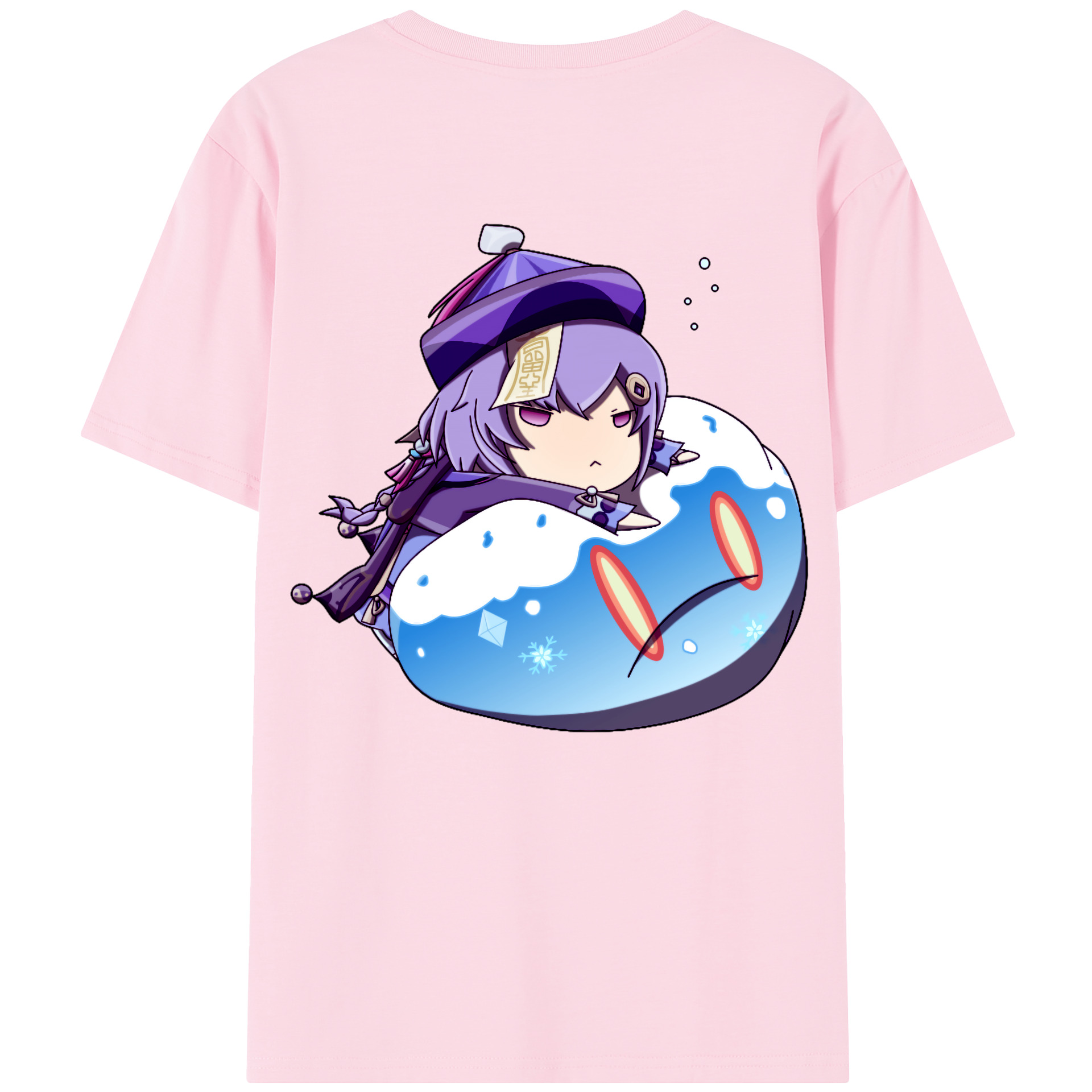 げんし神 七七 なな  genshin Nana 綿100％半袖Tシャツ（背面プリント）