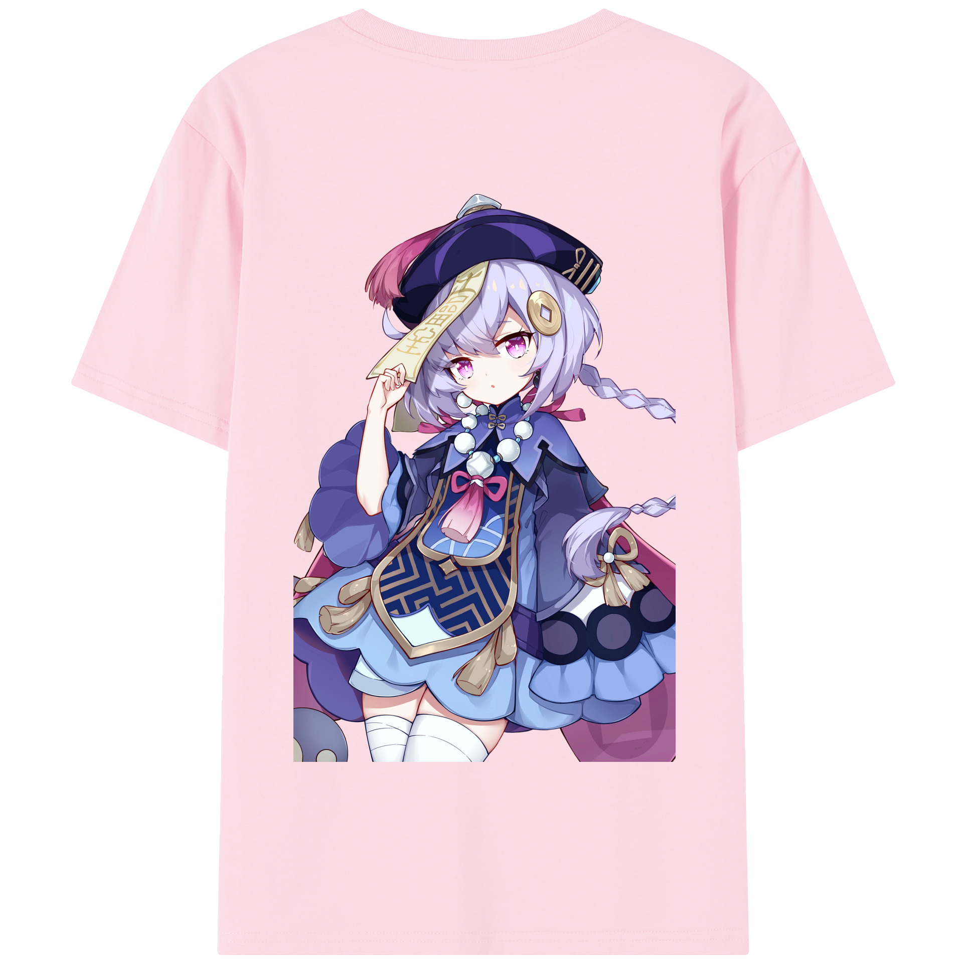 げんし神 七七 なな  genshin Nana 綿100％半袖Tシャツ（背面プリント）