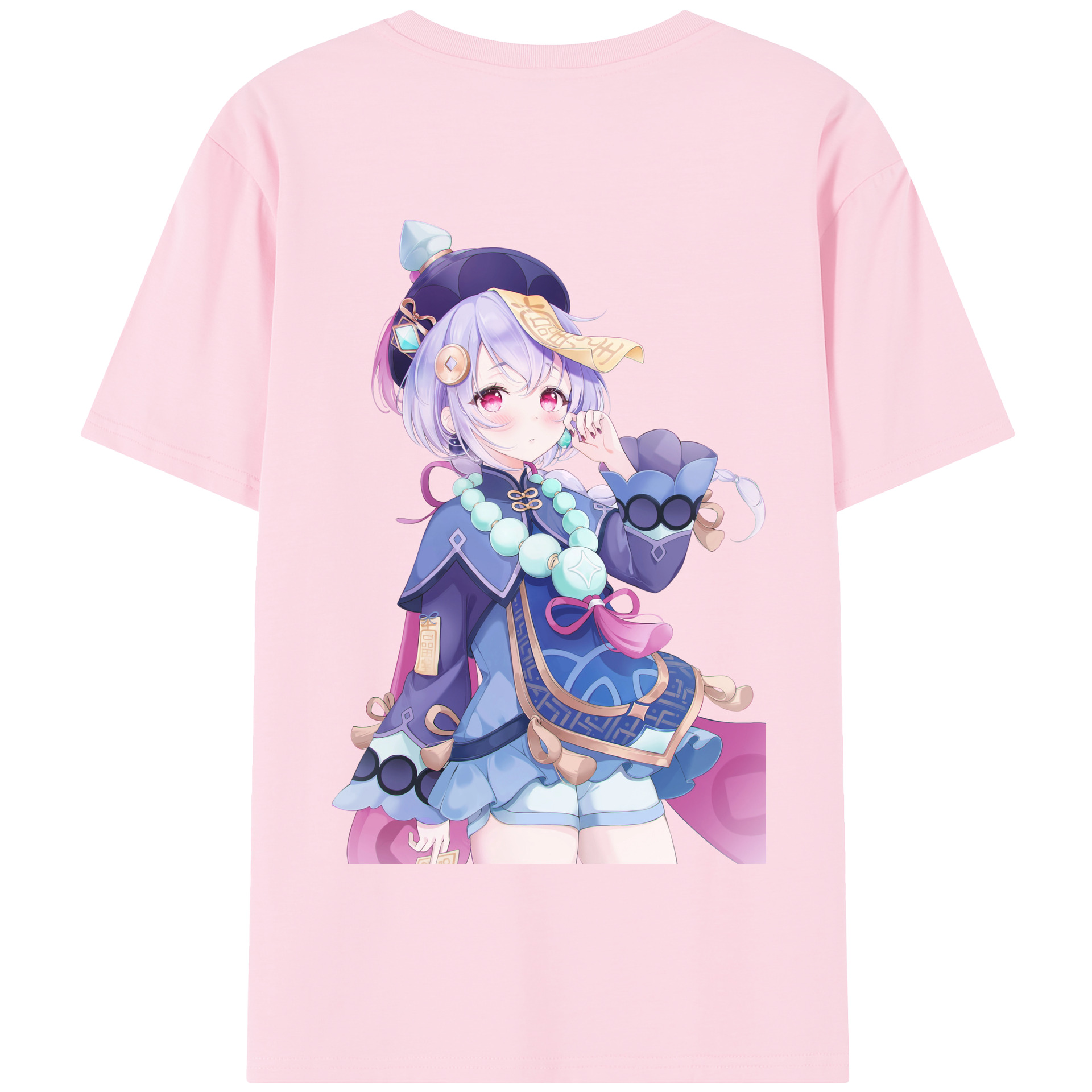 げんし神 七七 なな  genshin Nana 綿100％半袖Tシャツ（背面プリント）