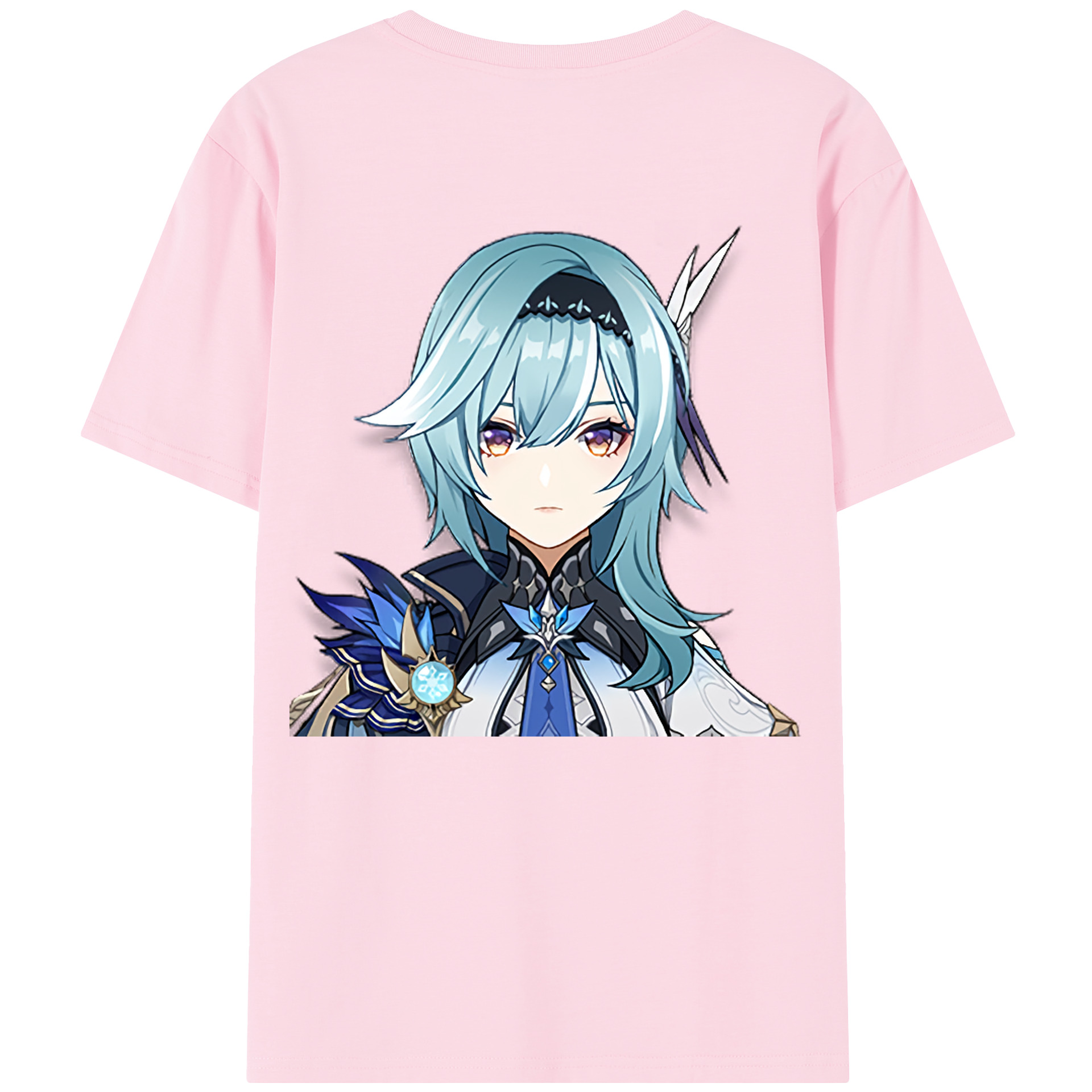 げんし神 优菈 ゆうら genshin Yūra 綿100％半袖Tシャツ（背面プリント）