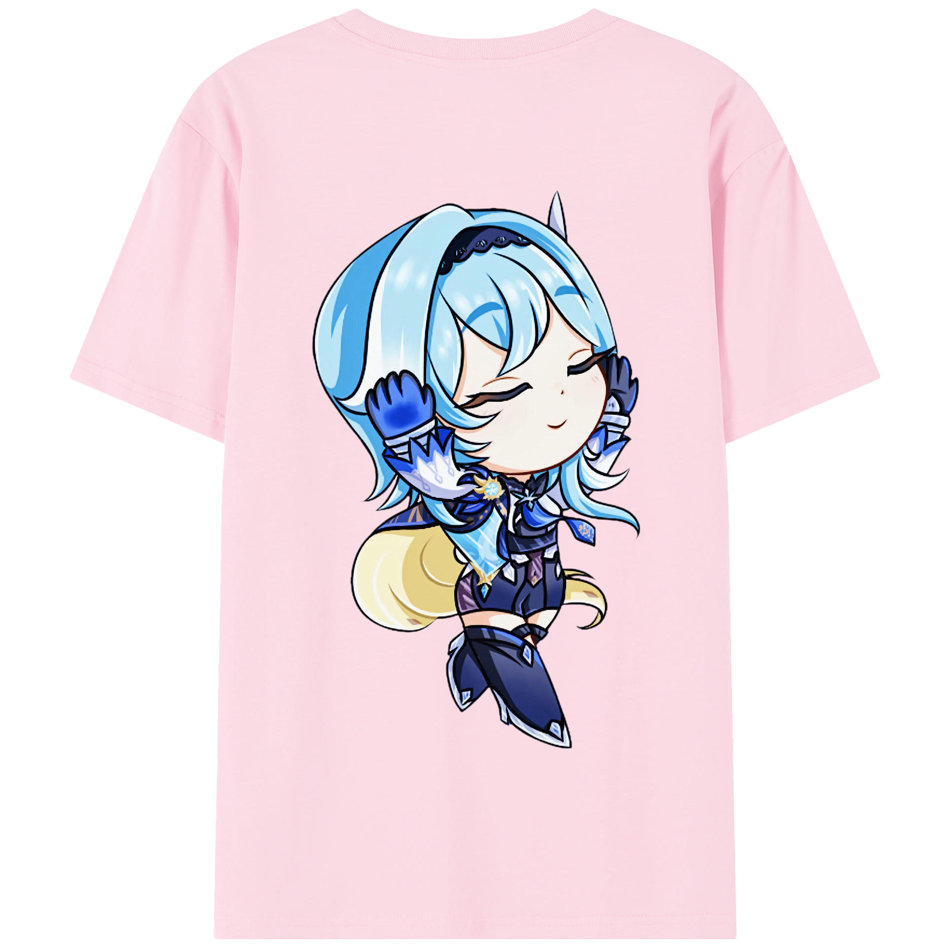 げんし神 优菈 ゆうら genshin Yūra 綿100％半袖Tシャツ（背面プリント）