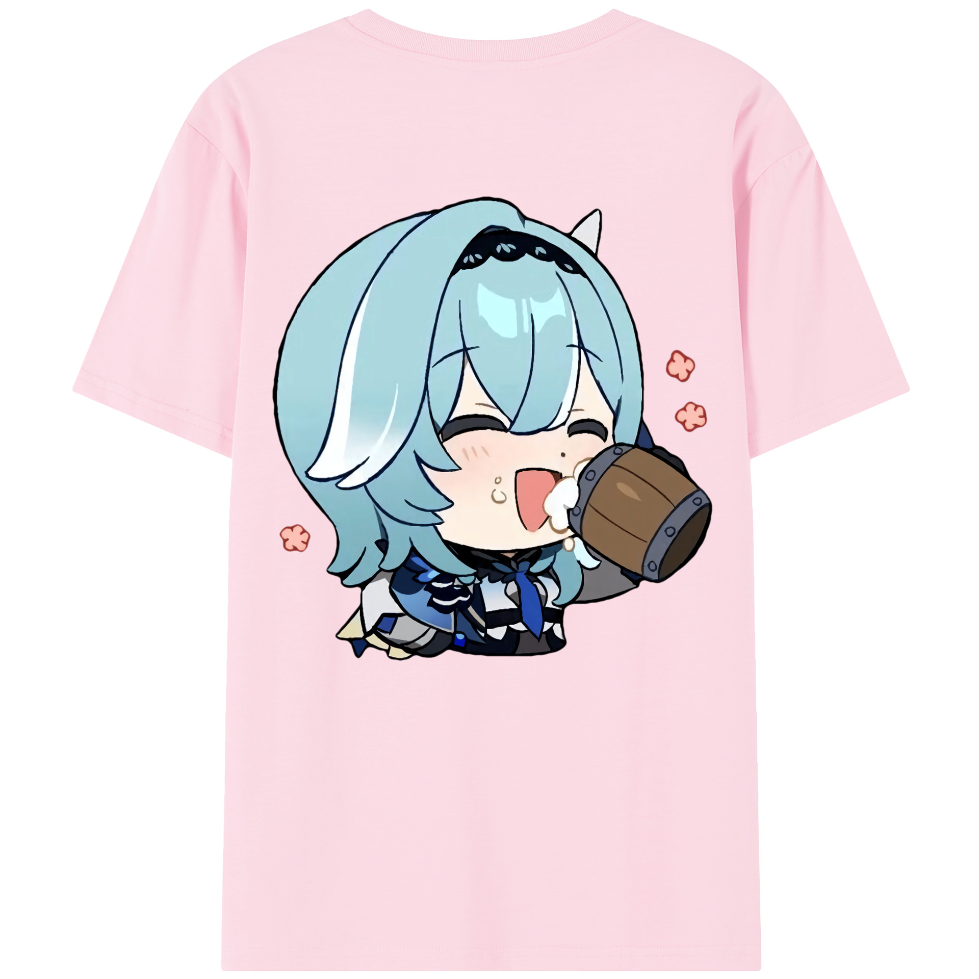 げんし神 优菈 ゆうら genshin Yūra 綿100％半袖Tシャツ（背面プリント）