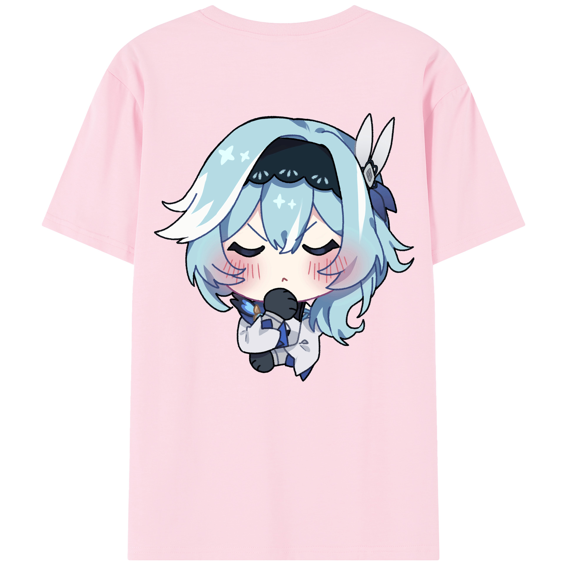 げんし神 优菈 ゆうら genshin Yūra 綿100％半袖Tシャツ（背面プリント）