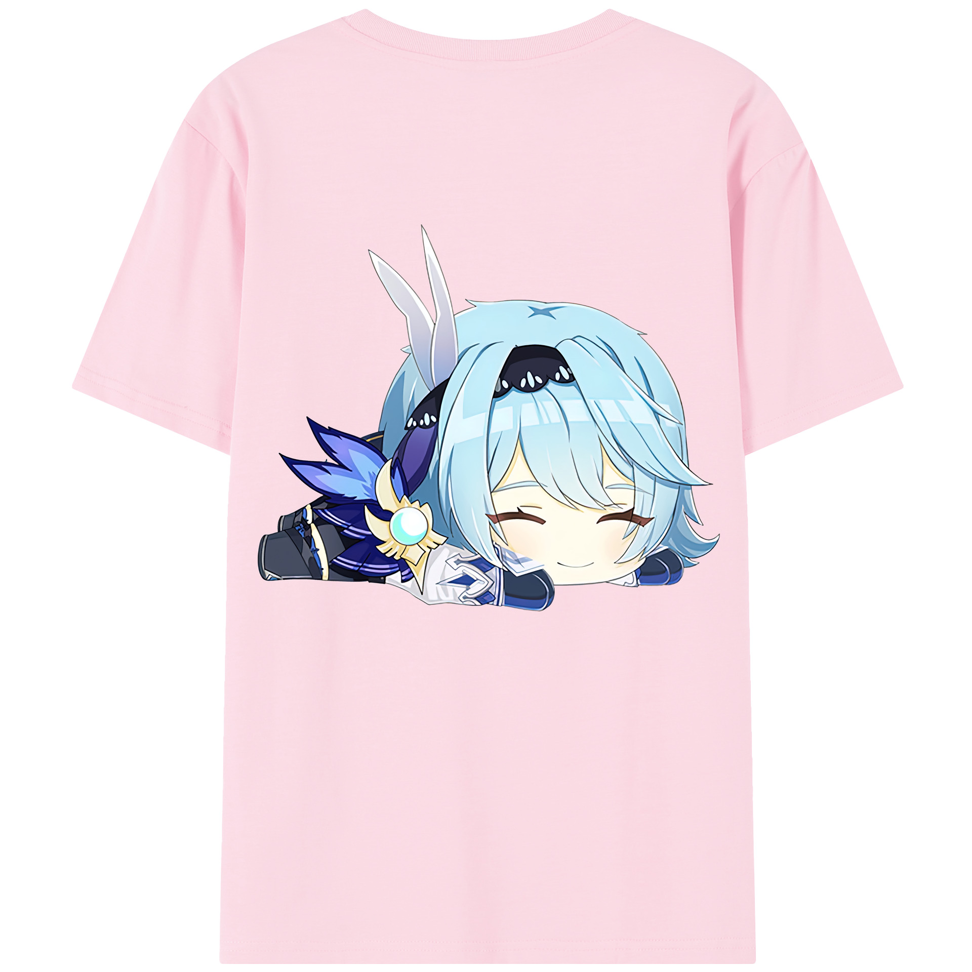 げんし神 优菈 ゆうら genshin Yūra 綿100％半袖Tシャツ（背面プリント）