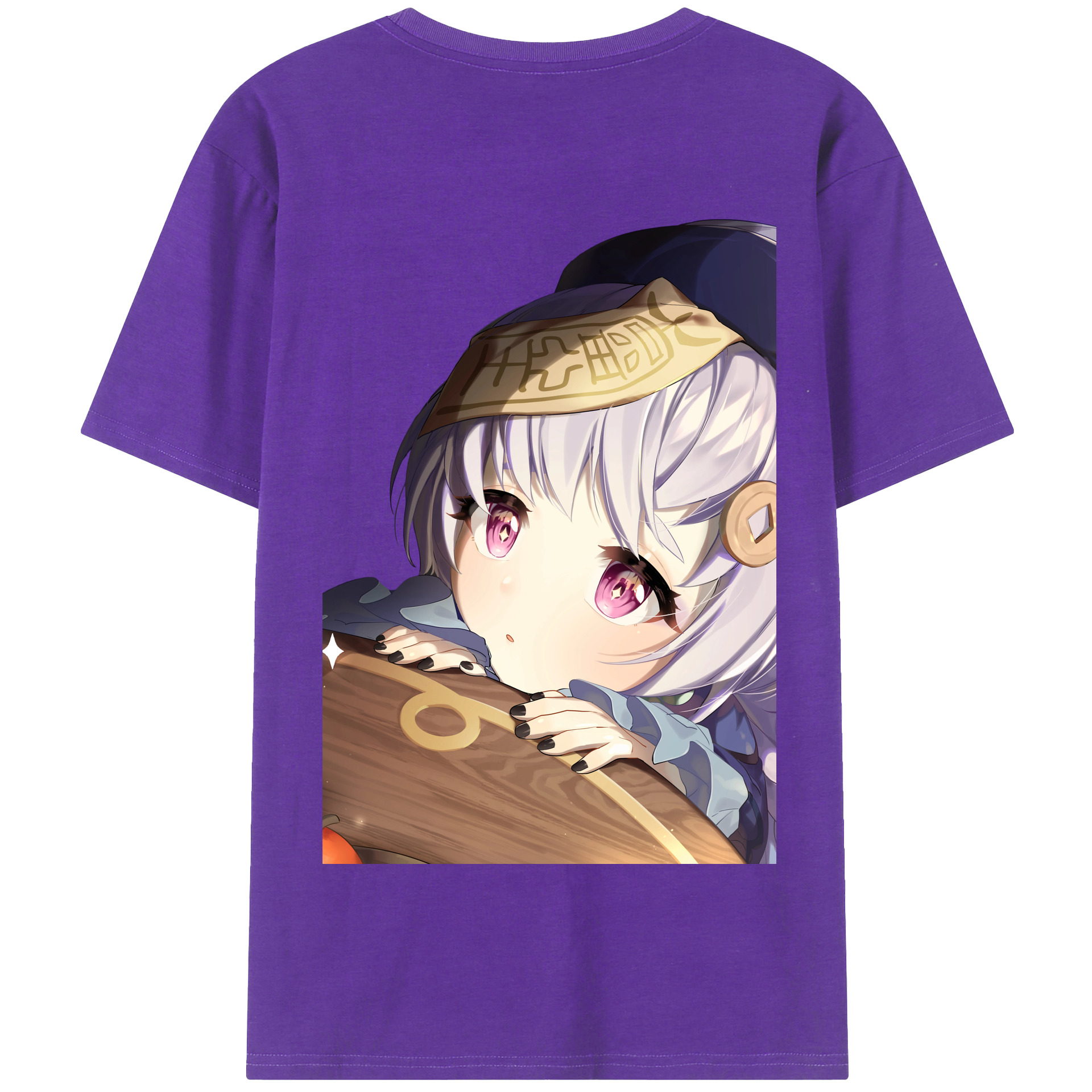 げんし神 七七 なな  genshin Nana 綿100％半袖Tシャツ（背面プリント）