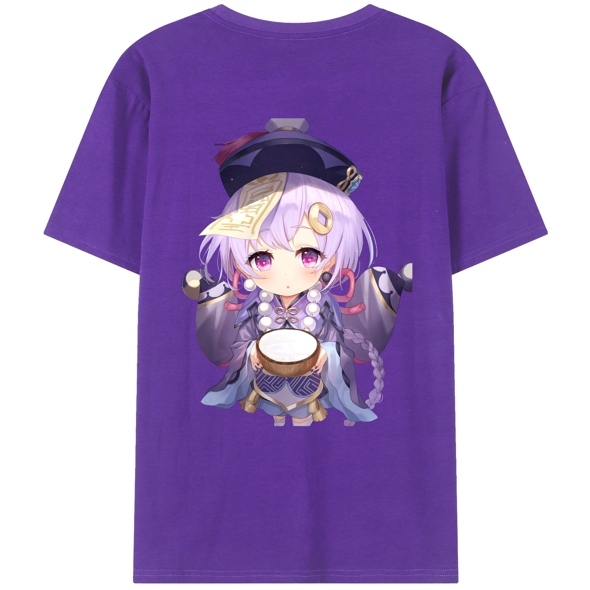 げんし神 七七 なな  genshin Nana 綿100％半袖Tシャツ（背面プリント）