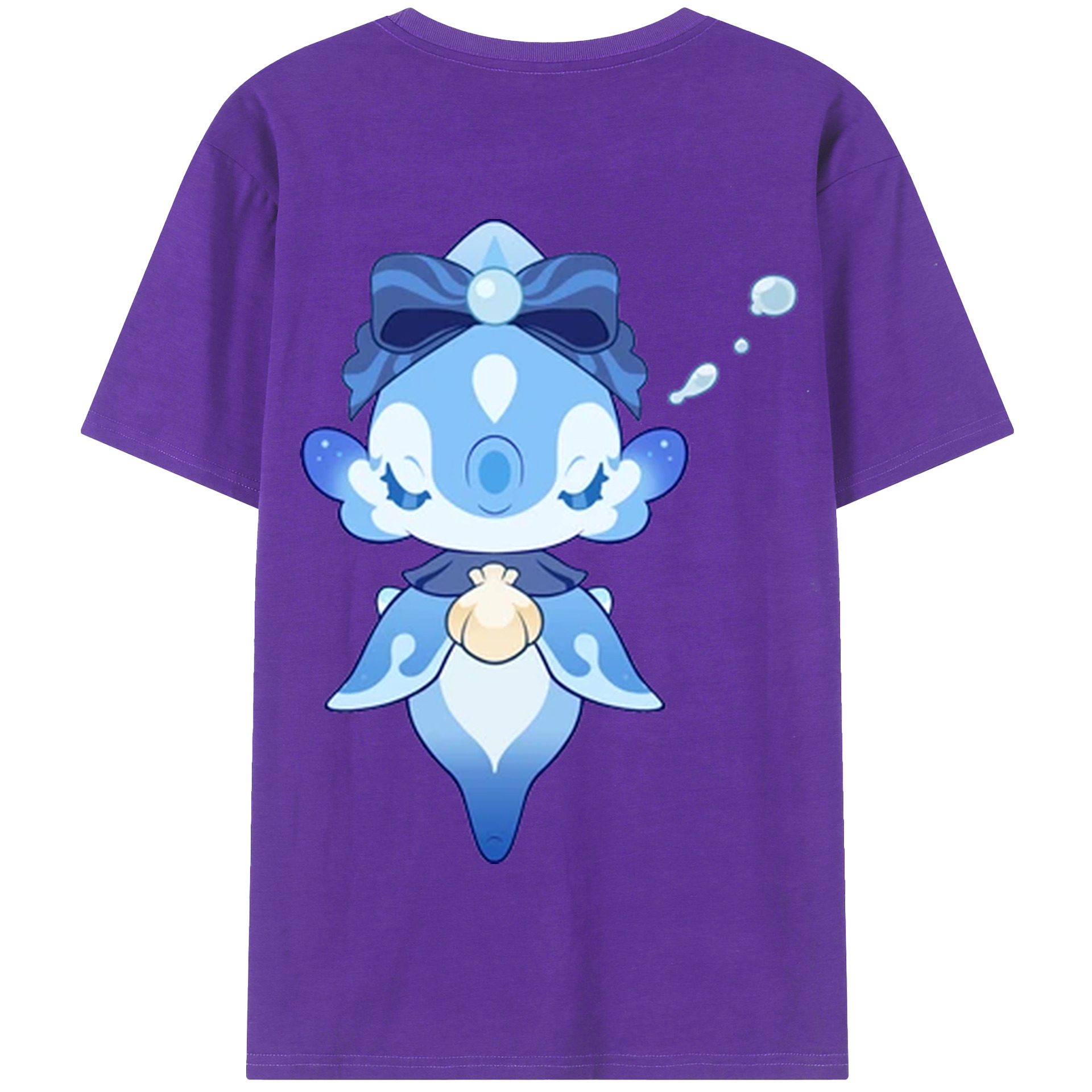 げんし神 フリーナ genshin Furina 綿100％半袖Tシャツ（背面プリント）