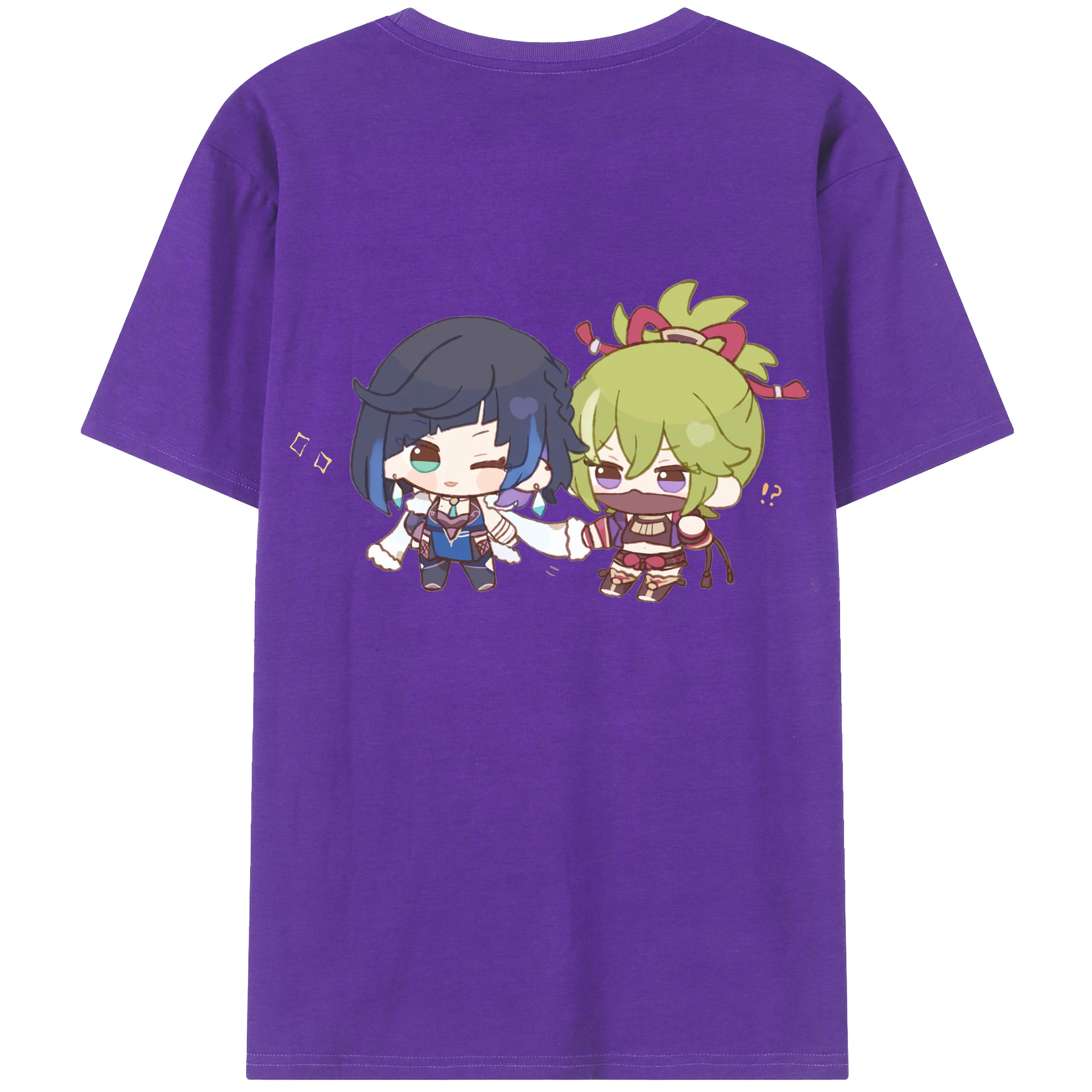 げんし神  久岐忍 くき しのぶ genshin Kuki Shinobu 綿100％半袖Tシャツ（背面プリント）