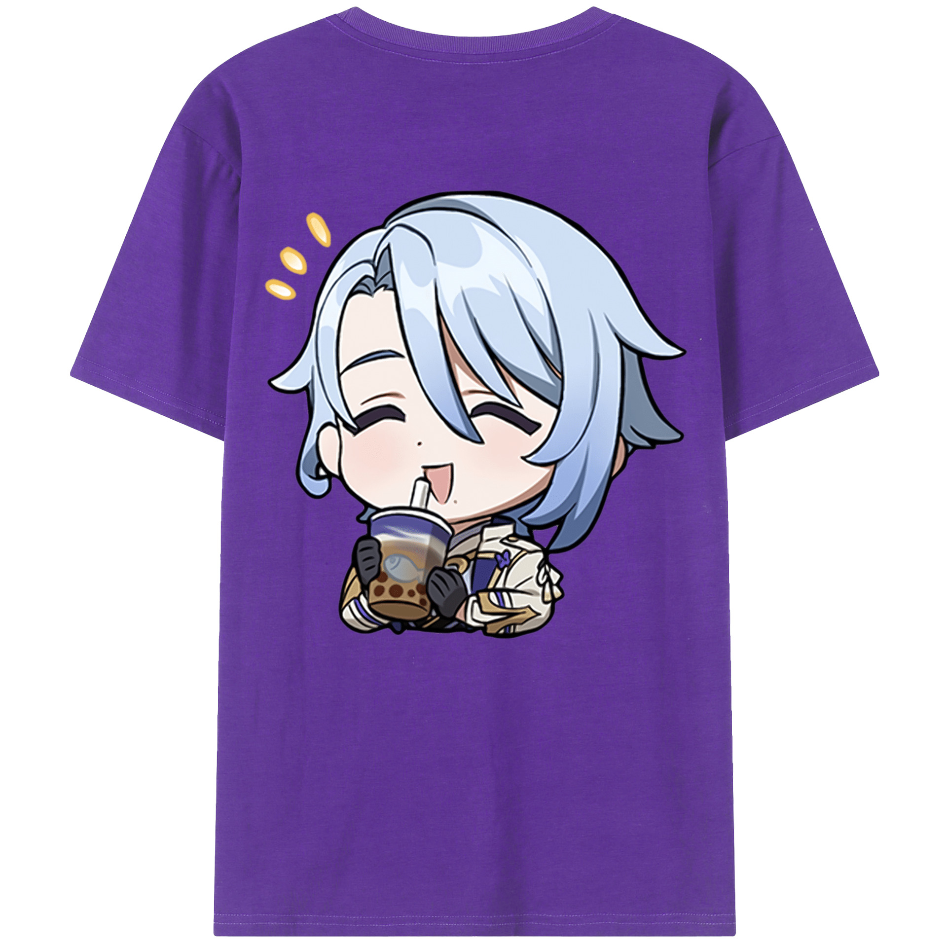 げんし神 神里綾人 かみさとあやと genshin Kamisato Ayato 綿100％半袖Tシャツ（背面プリント）