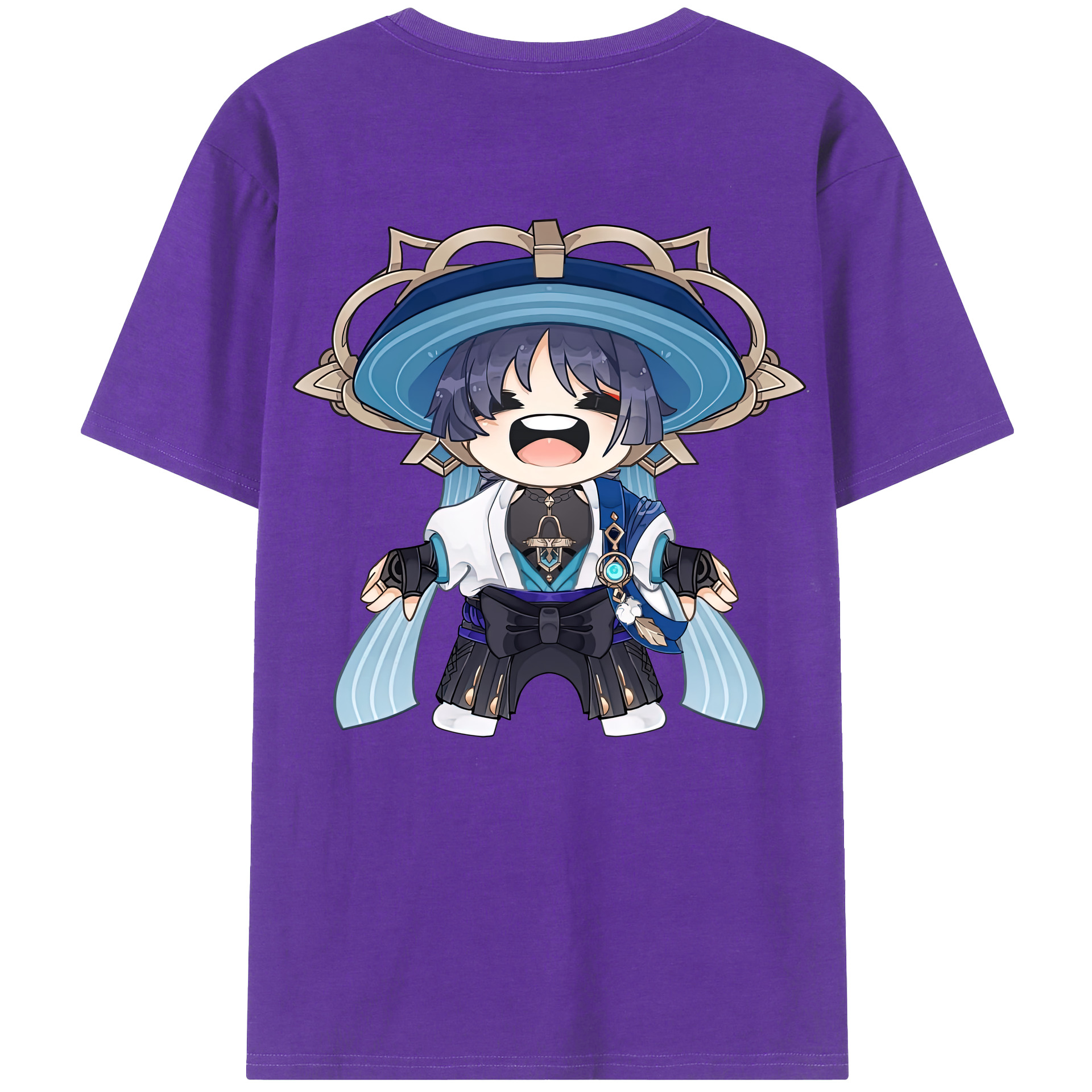 げんし神 さんペい genshin Sanpei 綿100％半袖Tシャツ（背面プリント）