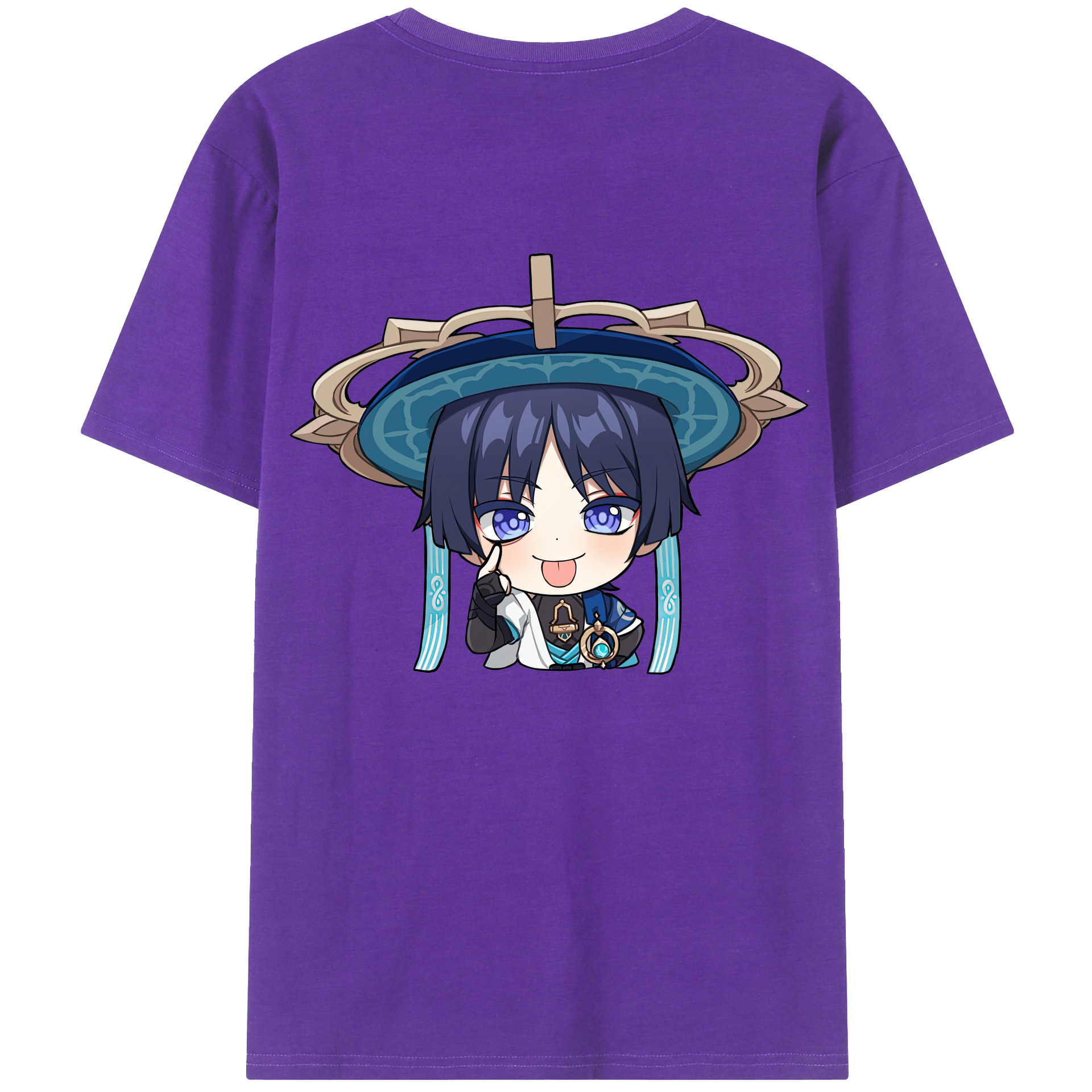 げんし神 さんペい genshin Sanpei 綿100％半袖Tシャツ（背面プリント）