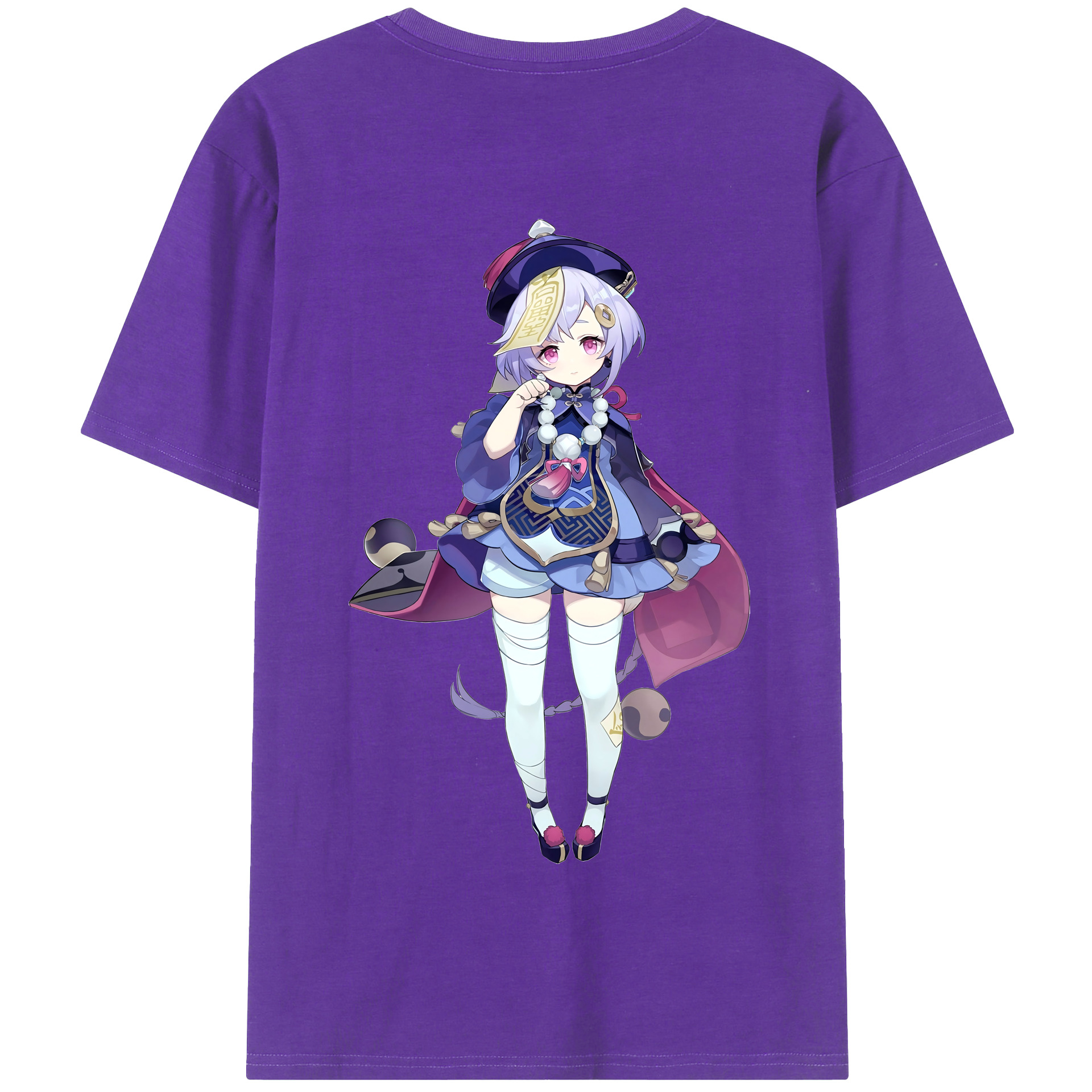 げんし神 七七 なな  genshin Nana 綿100％半袖Tシャツ（背面プリント）