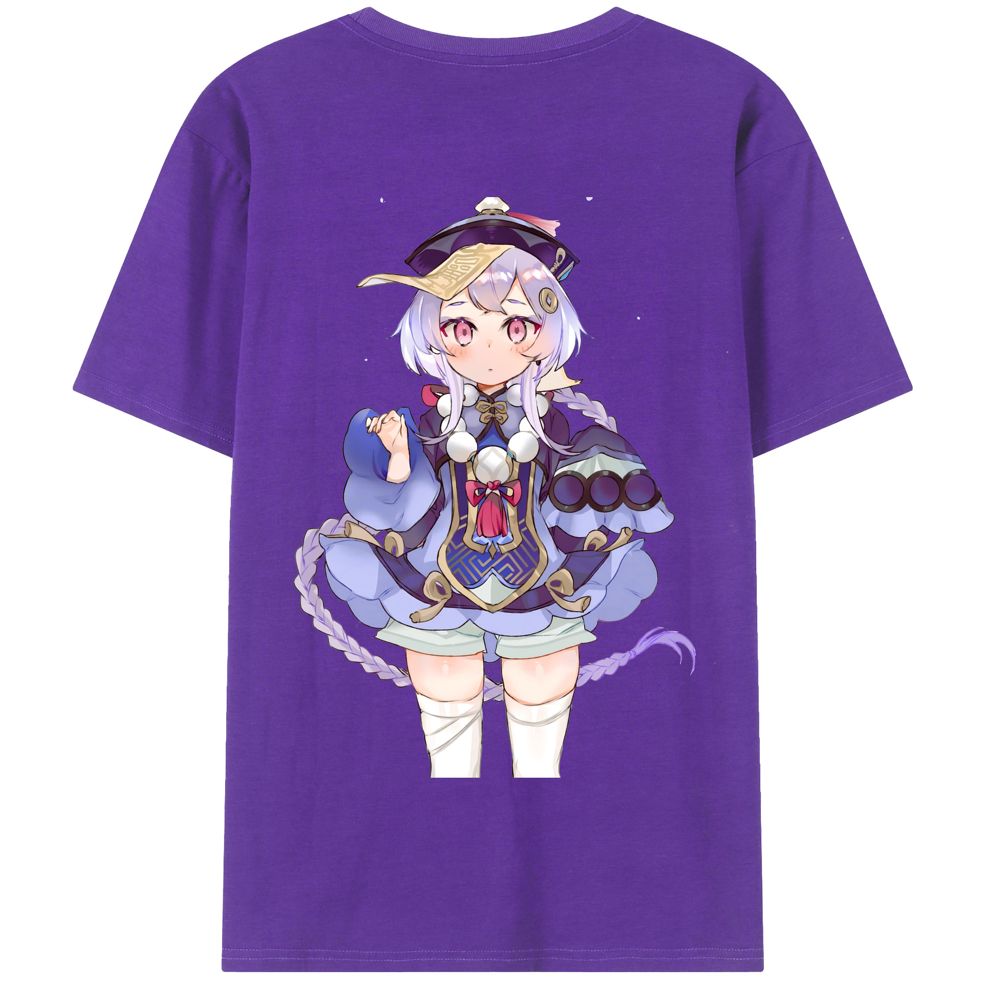 げんし神 七七 なな  genshin Nana 綿100％半袖Tシャツ（背面プリント）