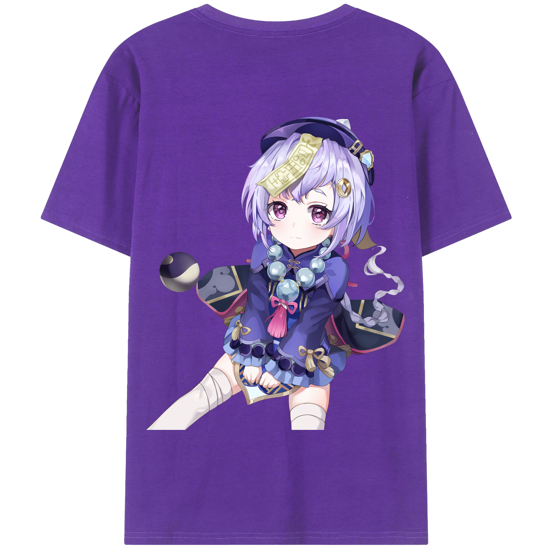 げんし神 七七 なな  genshin Nana 綿100％半袖Tシャツ（背面プリント）